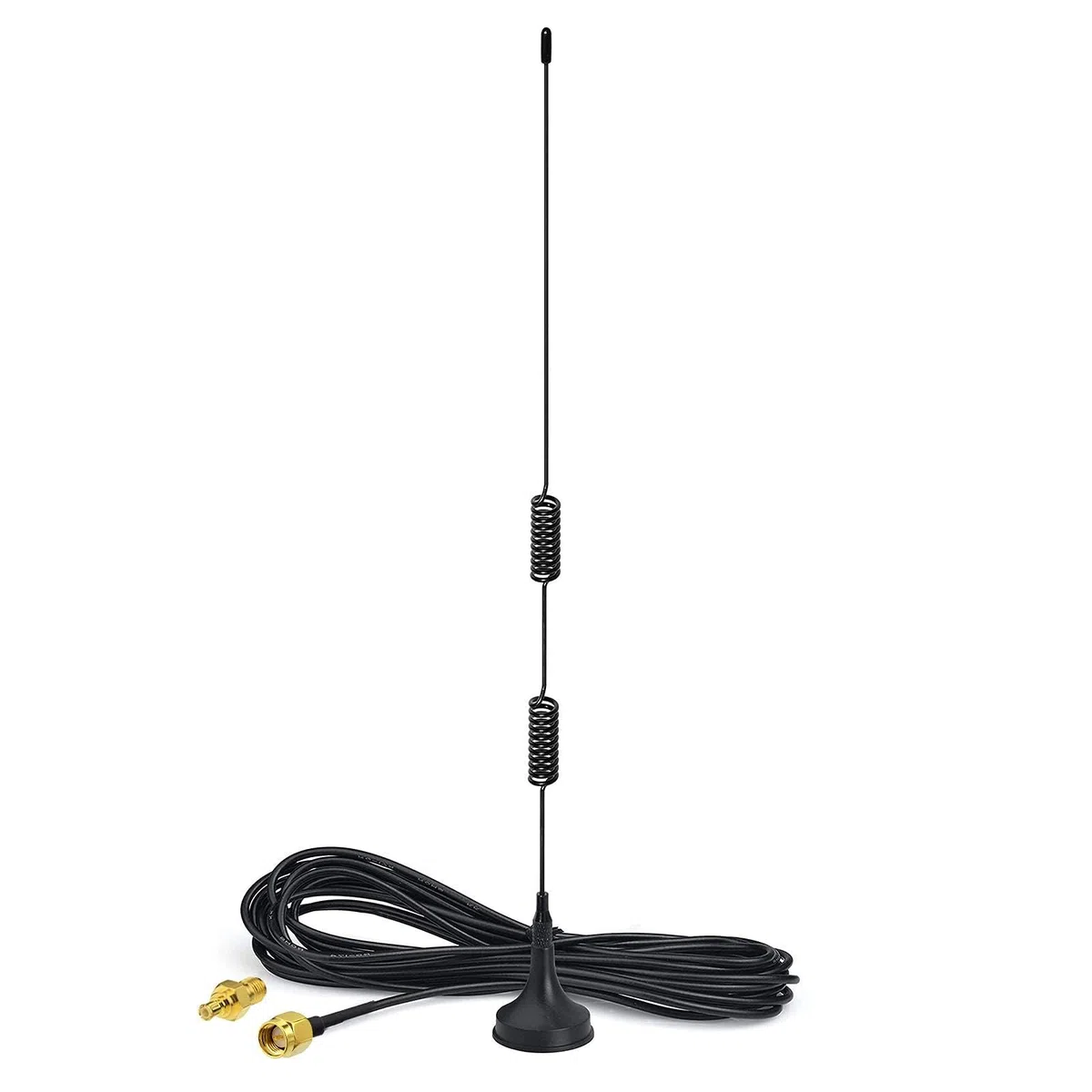 Bingfu Antenna RTL SDR Bibanda 978MHz 1090MHz 7dBi Base Magnetica SMA Maschio MCX per Ricevitore ADS-B Aviazione Radio Definito Software RTL SDR Ricevitore Sintonizzatore Dongle USB Stick