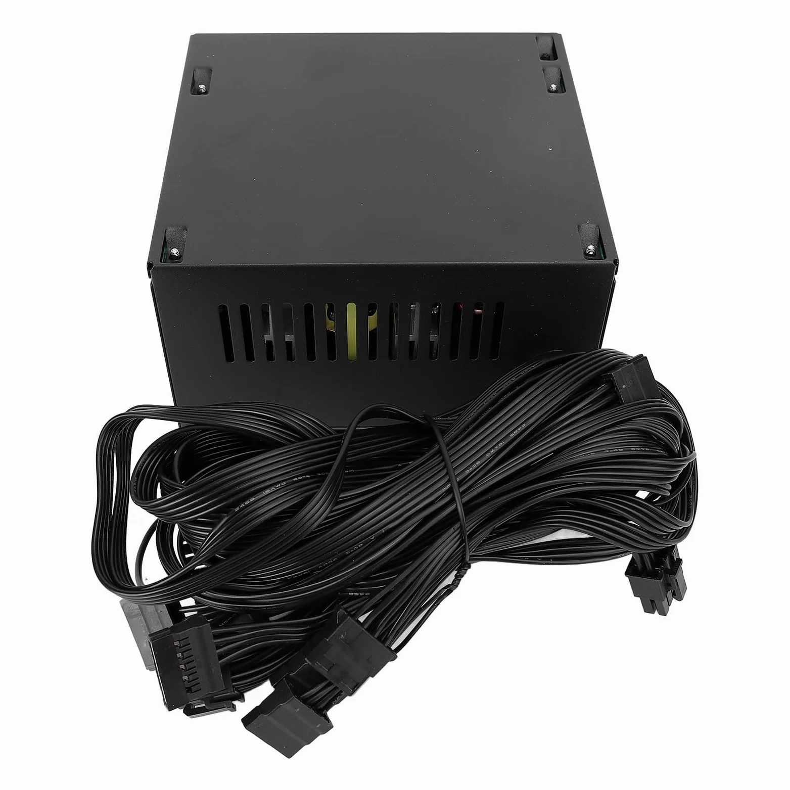 PUSOKEI Alimentatore per Chassis Desktop 500 W |ATX a Temperatura Controllata con Supporto per Protezioni Multiple Dual Core