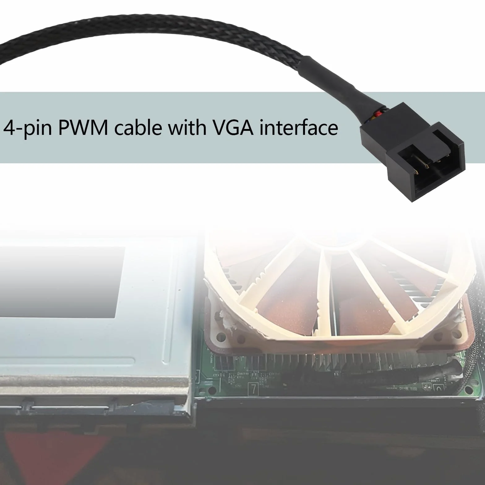 Create idea 3 adattatori PWM a 4 poli cavo adattatore 15 cm 4 pin splitter micro spina per schede grafiche VGA, ventola di raffreddamento PWM, prolunga PWM
