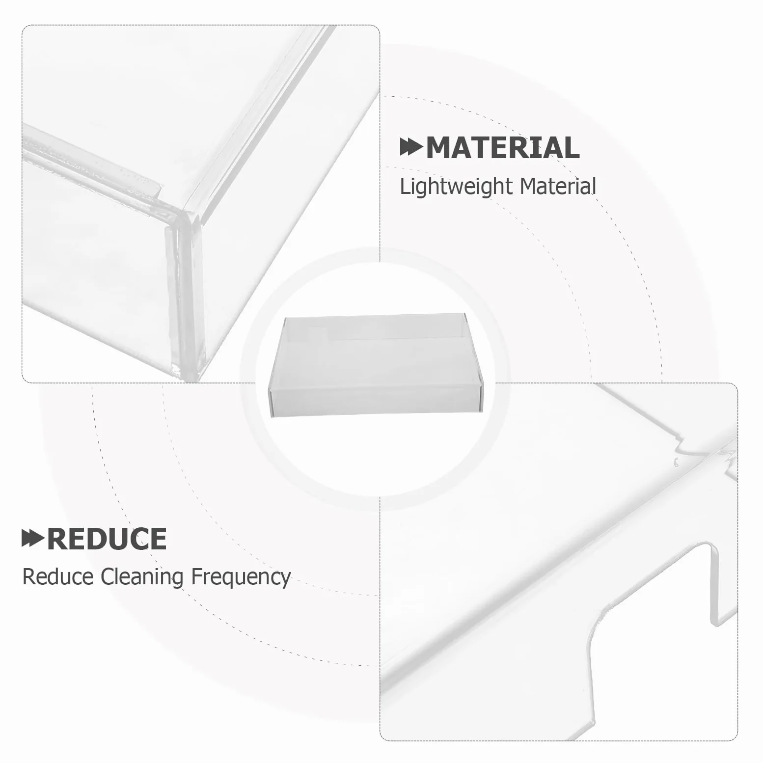 POPETPOP Tastiera Polvere Acrilico Laptop Resistente Trasparente e per Copertura alla Design da Computer Portatili Gioco e Studenti