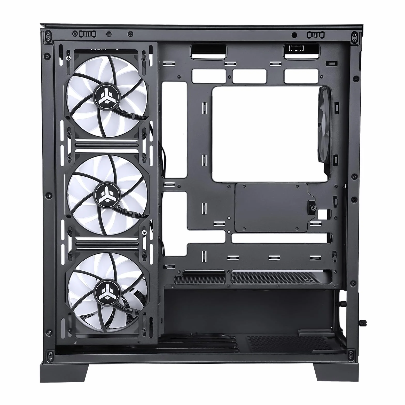 Itek Case SHOWBUI 45B - Gaming Tower, ATX, 4x12cm ARGB fan, 2xUSB3, Type-C, Side & Front Panel Temp Glass