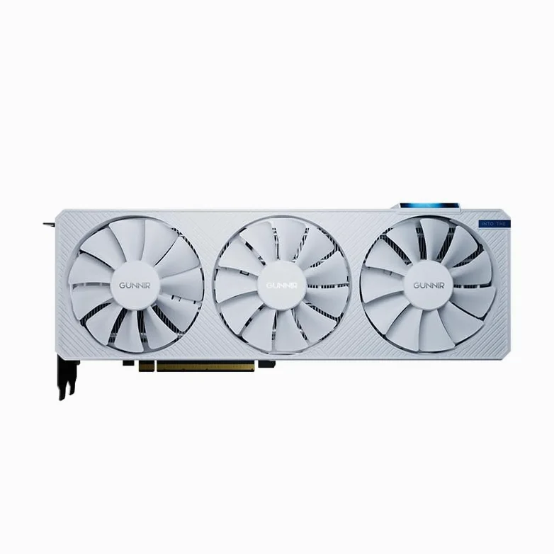 WEELIAO GUNNIR Intel Arc A770 Photon 16G OC - Scheda grafica bianca, scheda video da 2400 MHz, 16 GB 256-bit GDDR6, PCIE 4.0, 1 HDMI, 3 DP, 3 ventole, TBP 285