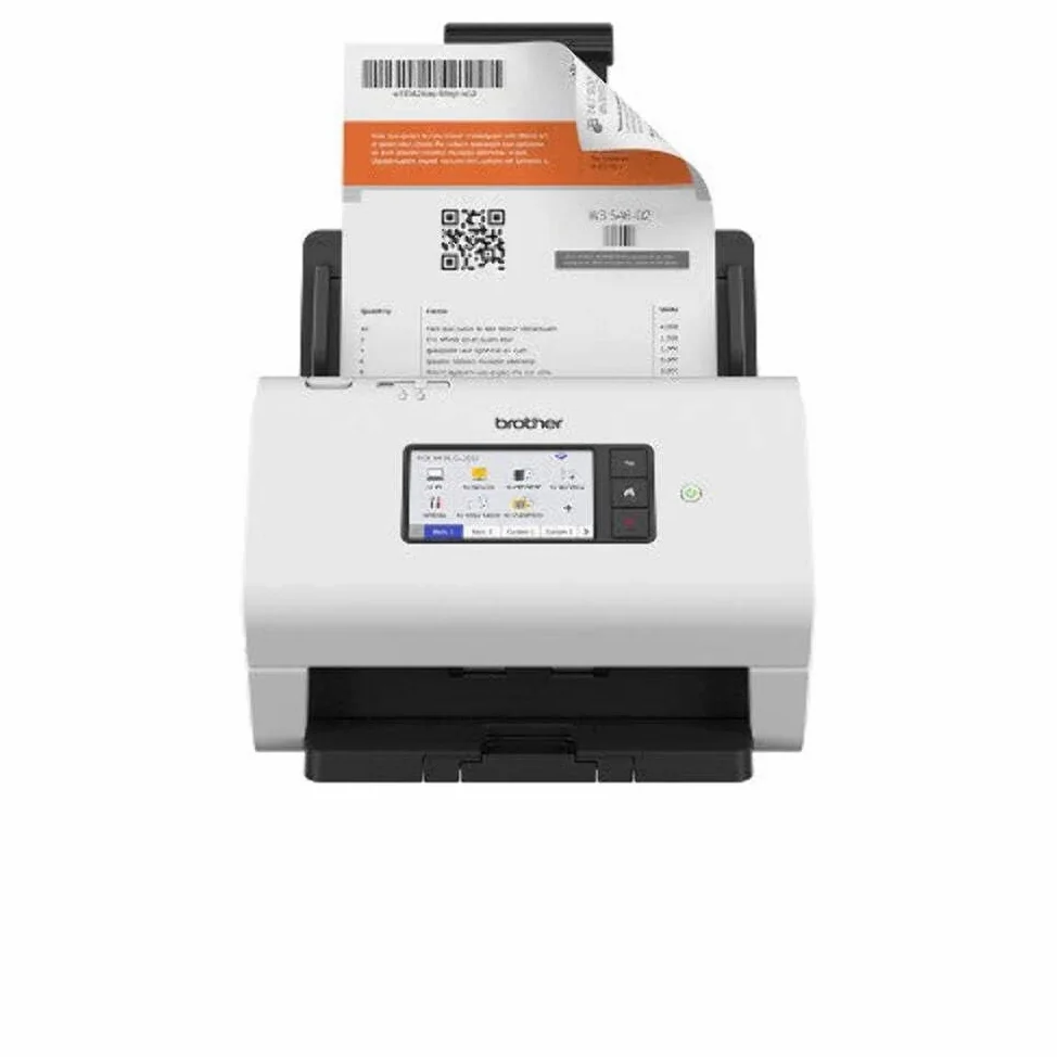 Brother ADS-4900W Scanner con ADF + alimentatore di fogli 600 x 600 DPI A4 Nero, Bianco (ADS-4900W 2-SIDED SCAN UP TO - 60PPM / 120IPM 100 SHEET ADF 100)
