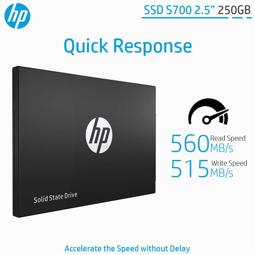 Hewlett Packard 2DP98AA#ABB SSD Interno da 250 GB, Nero