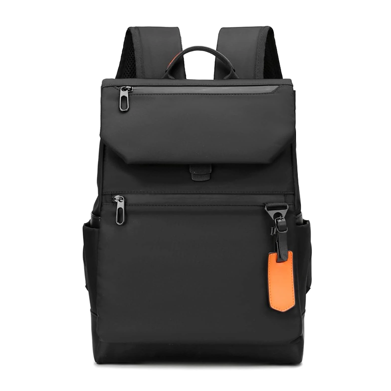 FANDARE Zaino Uomo Per PC Portatile per Laptop 15.6 Pollici con Caricatore USB Zaino Lavoro per Scuola Viaggio Impermeabile Nylon Nero