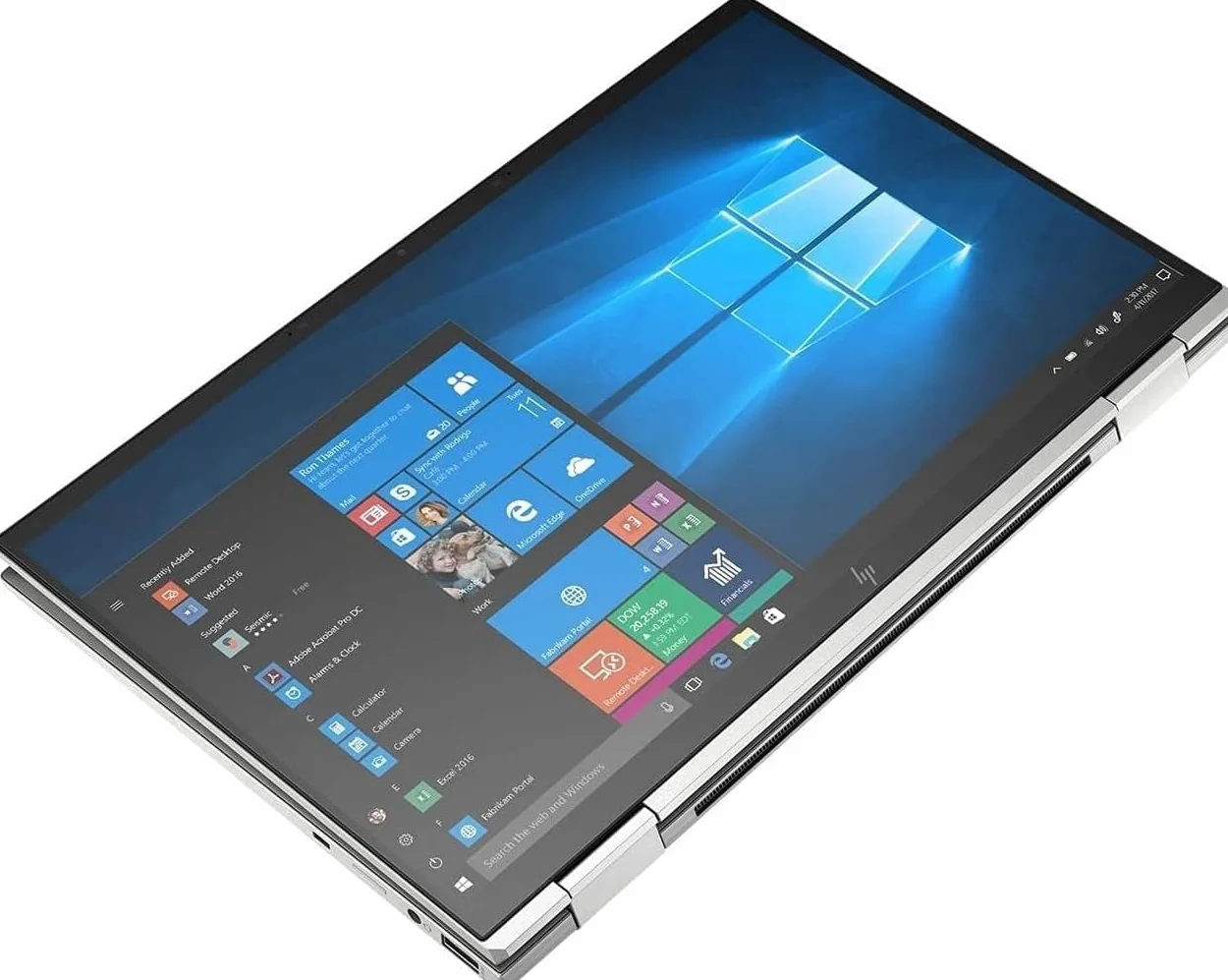 HP EliteBook X360 1030 G7 Laptop Touchscreen 2 in 1 13,3" FHD Notebook Intel Core i5-10310U, 16GB RAM, 512GB SSD, Tastiera QWERTY, Windows 11 Pro (Ricondizionato)