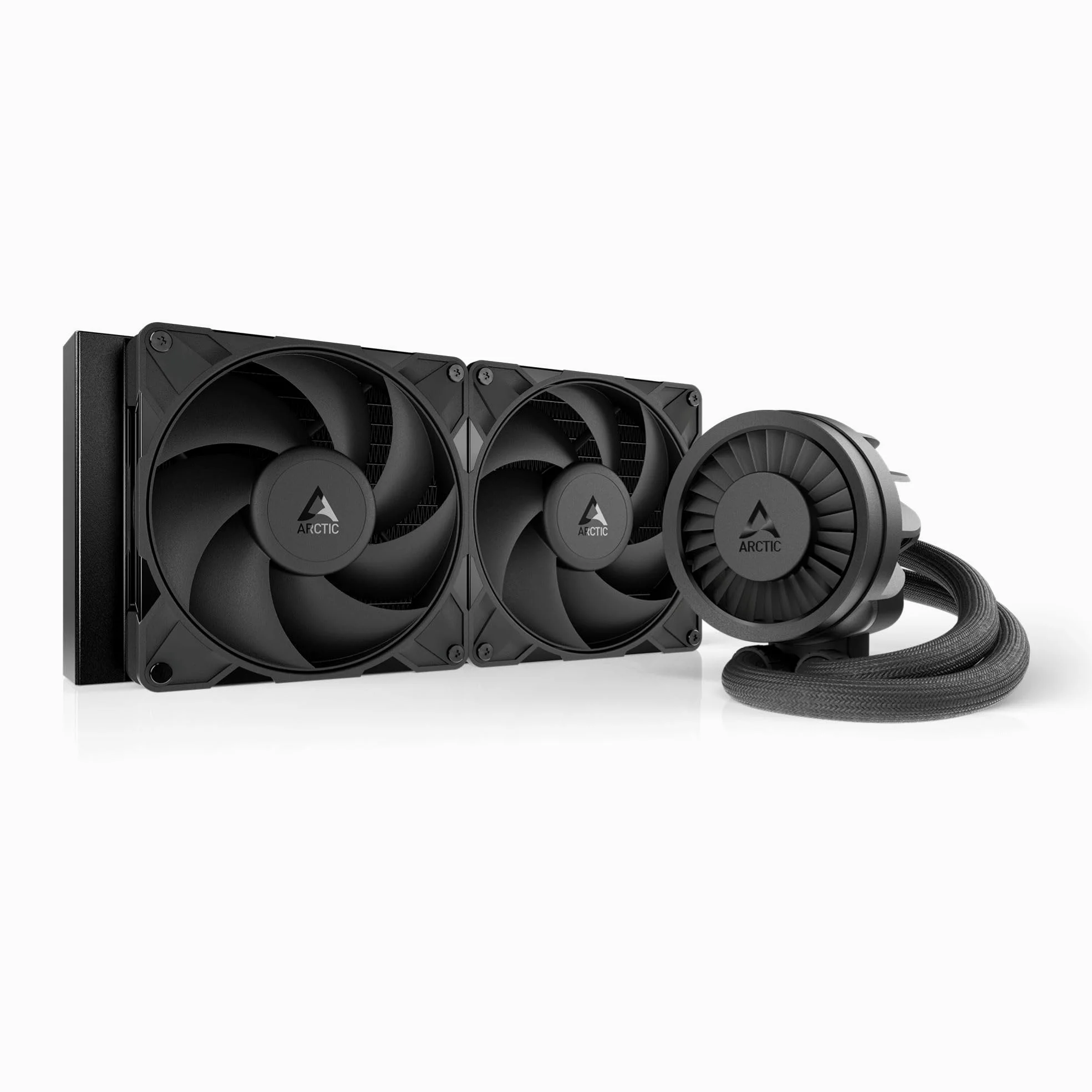 ARCTIC Liquid Freezer III Pro 280 - Dissipatore AIO per CPU, 2 x 140 mm Raffreddamento a Liquido, Radiatore da 38 mm, Pompa PWM, Ventola VRM, AM5/AM4, Intel LGA1851/1700 Telaio di Contatto - Nero