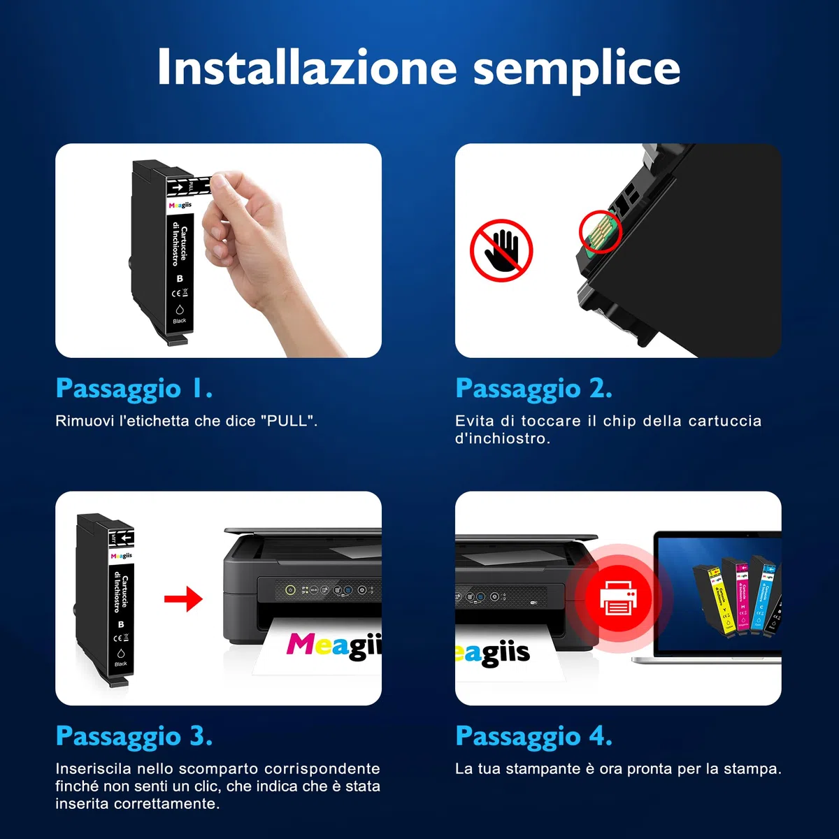 Compatibili per 603XL Cartucce d'inchiostro Compatibili per Epson Expression Home XP-2100 XP-3100 XP-4100 XP-2105 XP-2150 XP-3105 XP-4105 Workforce WF-2810 WF-2830 WF-2820 WF-2840 (12 Pezzi)