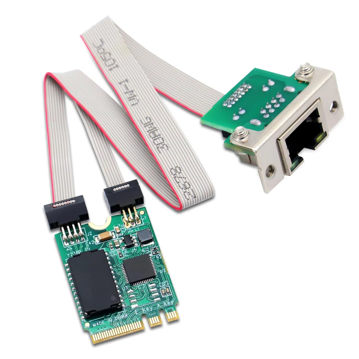 M.2 2.5G Gigabit LAN Ethernet, M.2 Key A+E 2.5 gbit scheda di rete con chipset RTL8125B, singola porta multi Gigabit PCIExpress adattatore di rete per Win/Linux