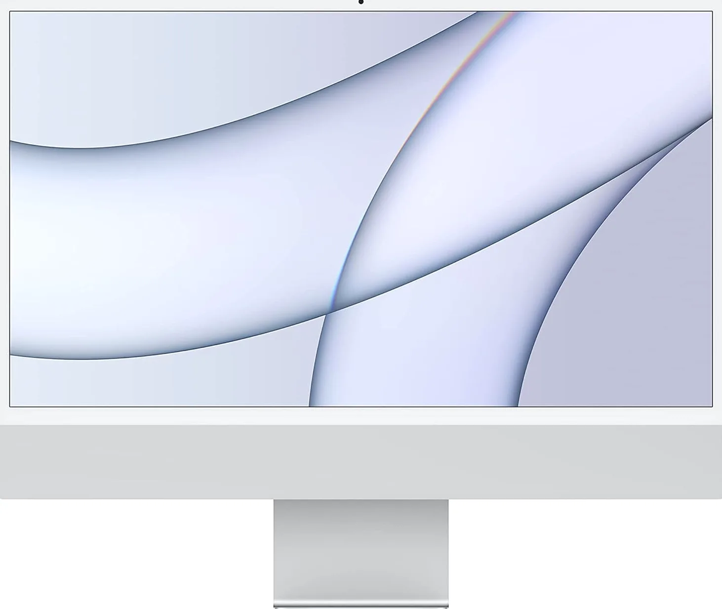 Apple 2021 iMac met M1 Chip with 7-core GPU (24-inch, 16GB RAM, 512GB SSD Storage) (QWERTY English) Silver (Renewed)