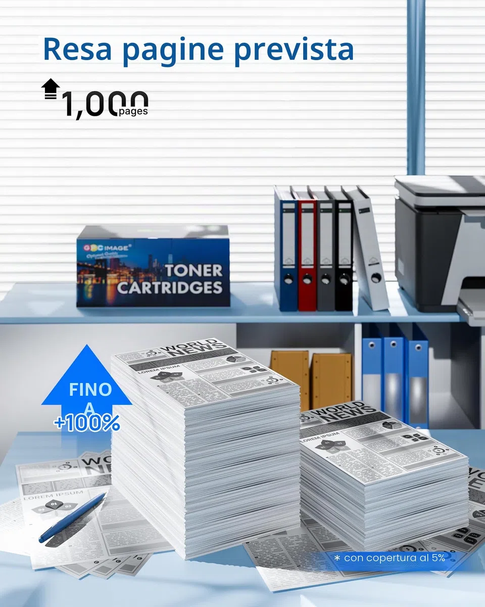 GPC Image TN1050 Compatibili per Brother TN1050 TN-1050 Cartucce di Toner per DCP-1612W DCP-1610W HL-1210W MFC-1910W HL-1112 HL-1212W DCP-1510 MFC-1810 DCP-1612 (Nero, 2-Pack)
