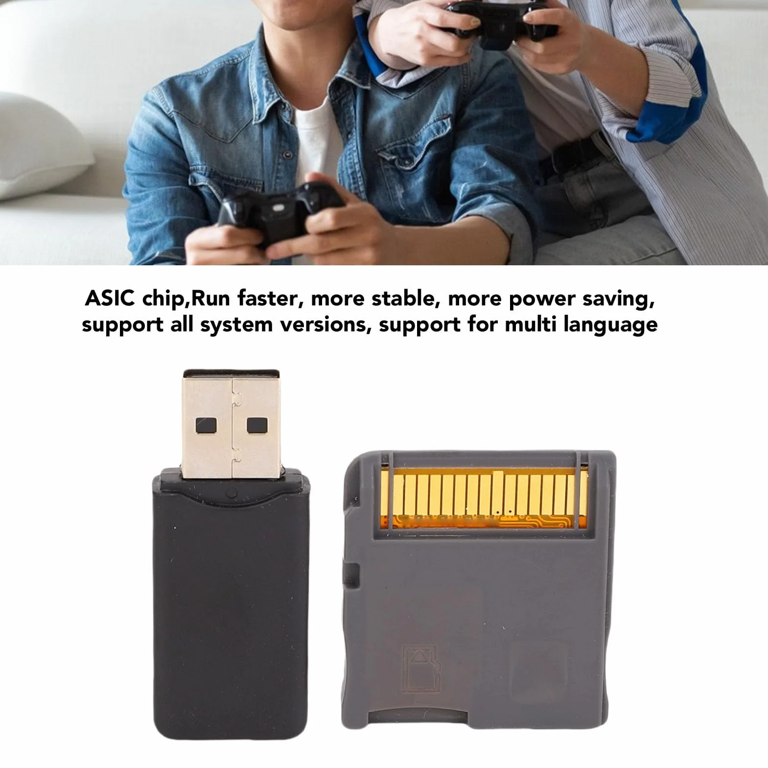 Scheda Flash per Console di Gioco, 2DS, 3DS, Scheda Flash con Chip ASIC con Supporto di Memoria da 4G a Multilingue, Ideale per XL 2DS XL NEW 3DS (SILVER)