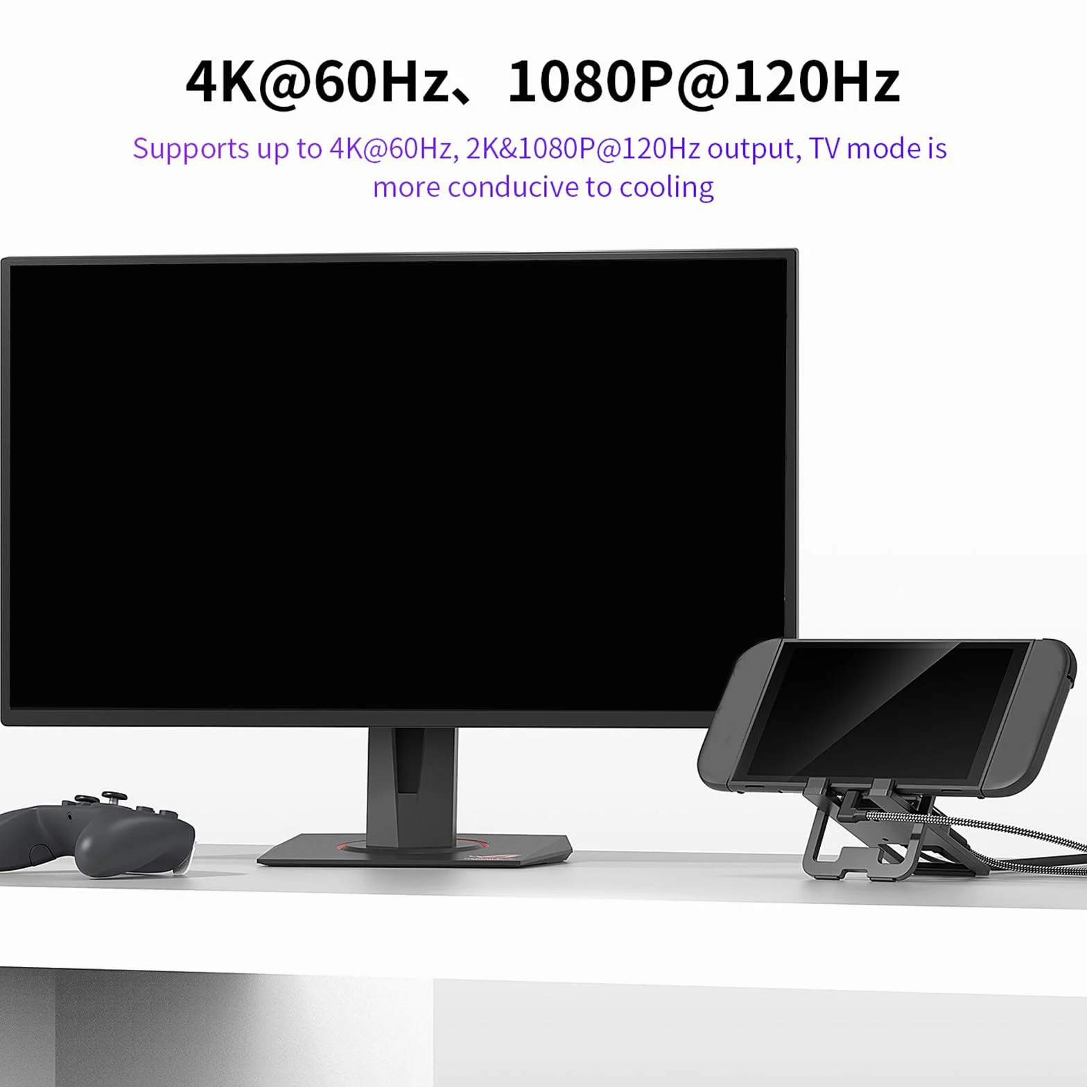 Base di raffreddamento per console di gioco palmare PD100W ricarica più porte console stand stazione console