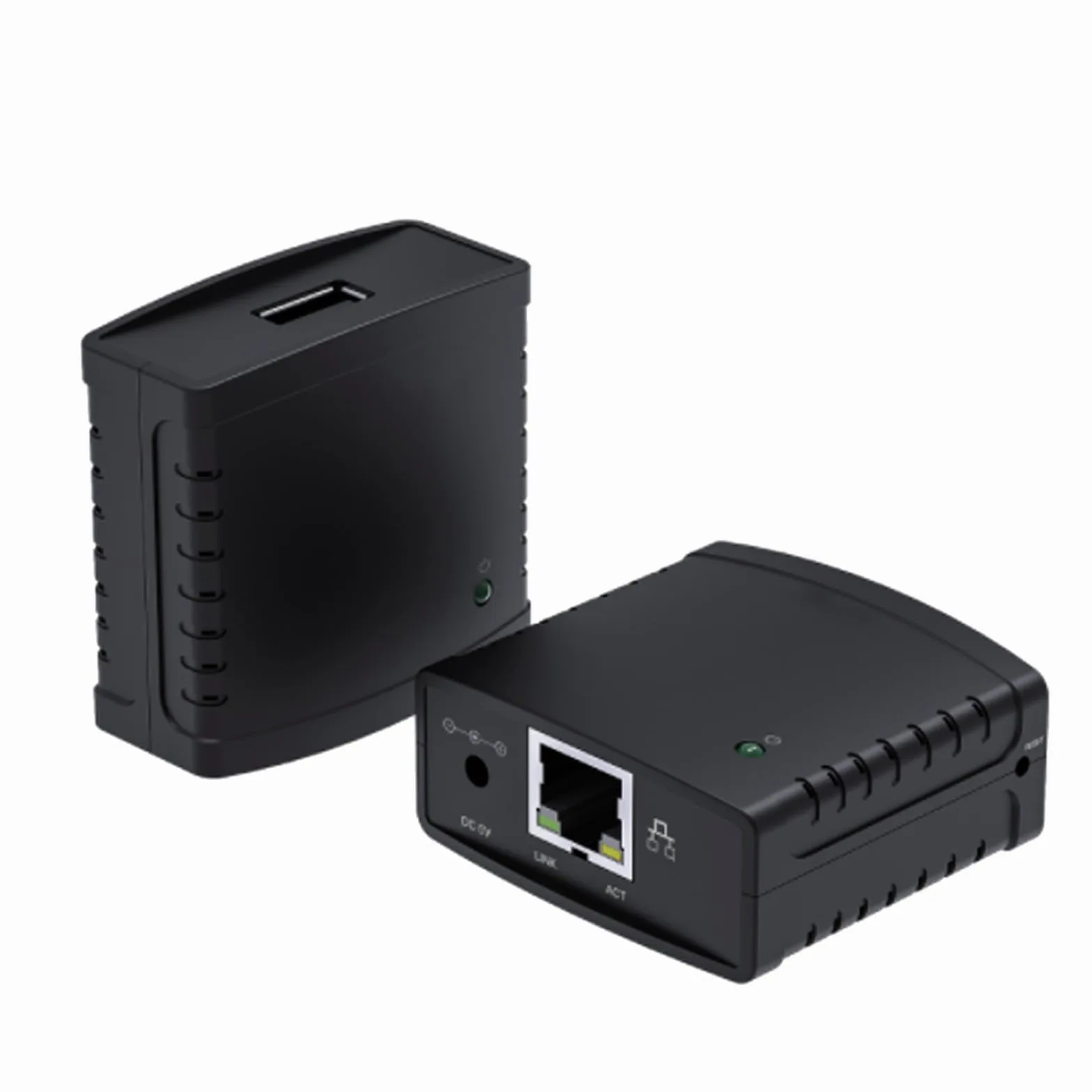 Adattatore per Server di Stampa USB, Condivisore di Rete per Stampanti, Porta LAN RJ45, Funzione di Gestione Web Integrata, da Ethernet 10/100Mbps a Server di Stampa di Rete USB 2.0 (Unione Europea)