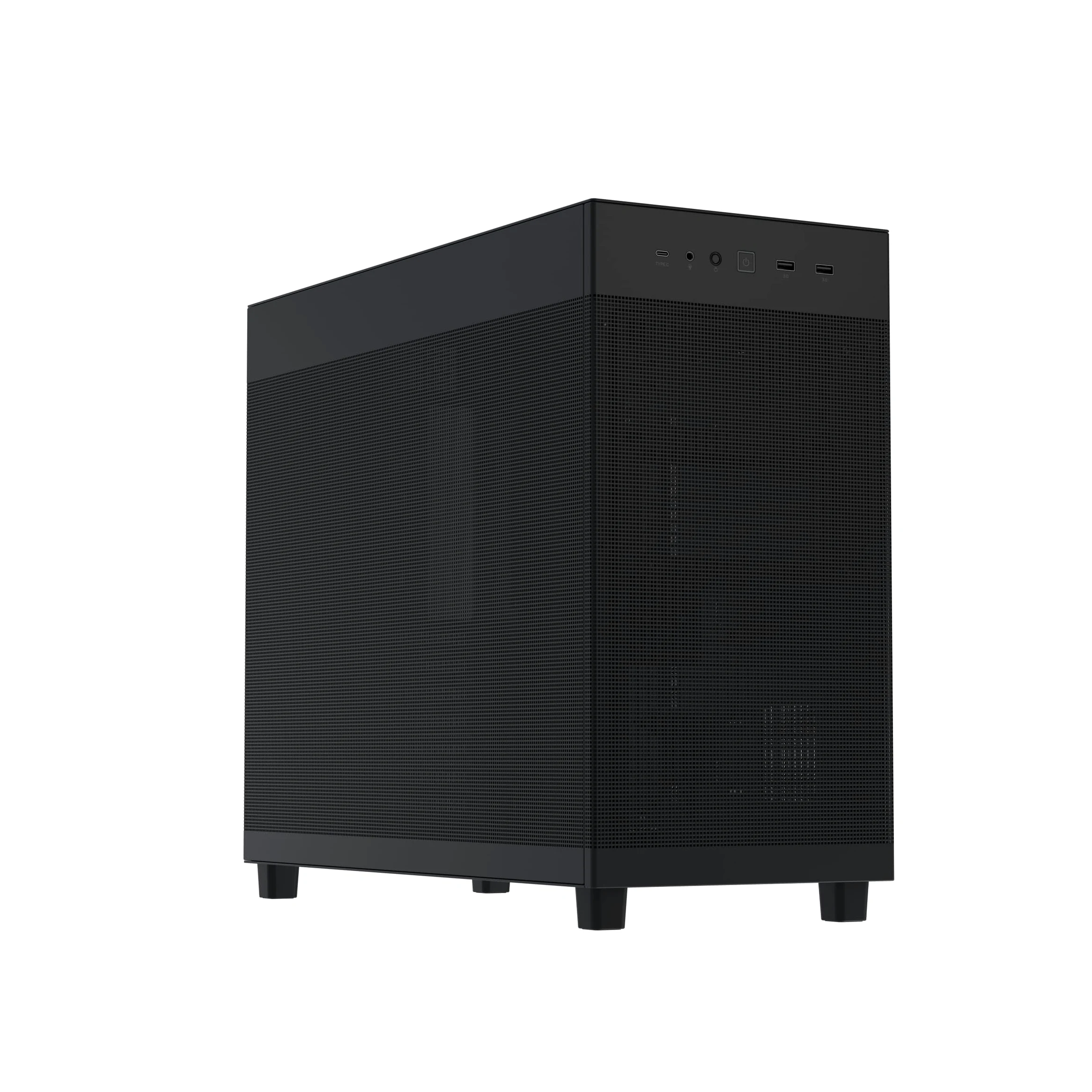 ASUS Prime AP303 Mesh, Case ATX da 44 Litri, Supporto per Schede Grafiche fino a 360mm, Compatibili per Radiatiori fino a 360mm e 60mm di Spessore, Porta USB-C fino a 20Gbps, Nero