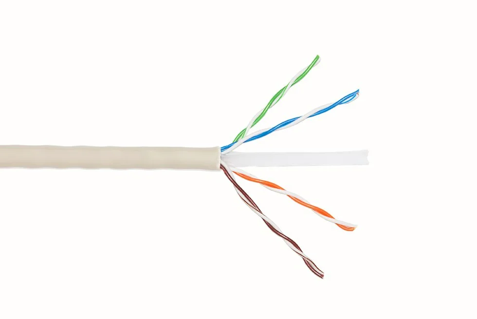 LINK LK305U6S - Cavo di rete solido UTP Categoria 6 (305 metri, grigio, AWG 23) – 8 conduttori in 4 coppie ritorte – Conforme CPR Classe Eca e certificazione CE