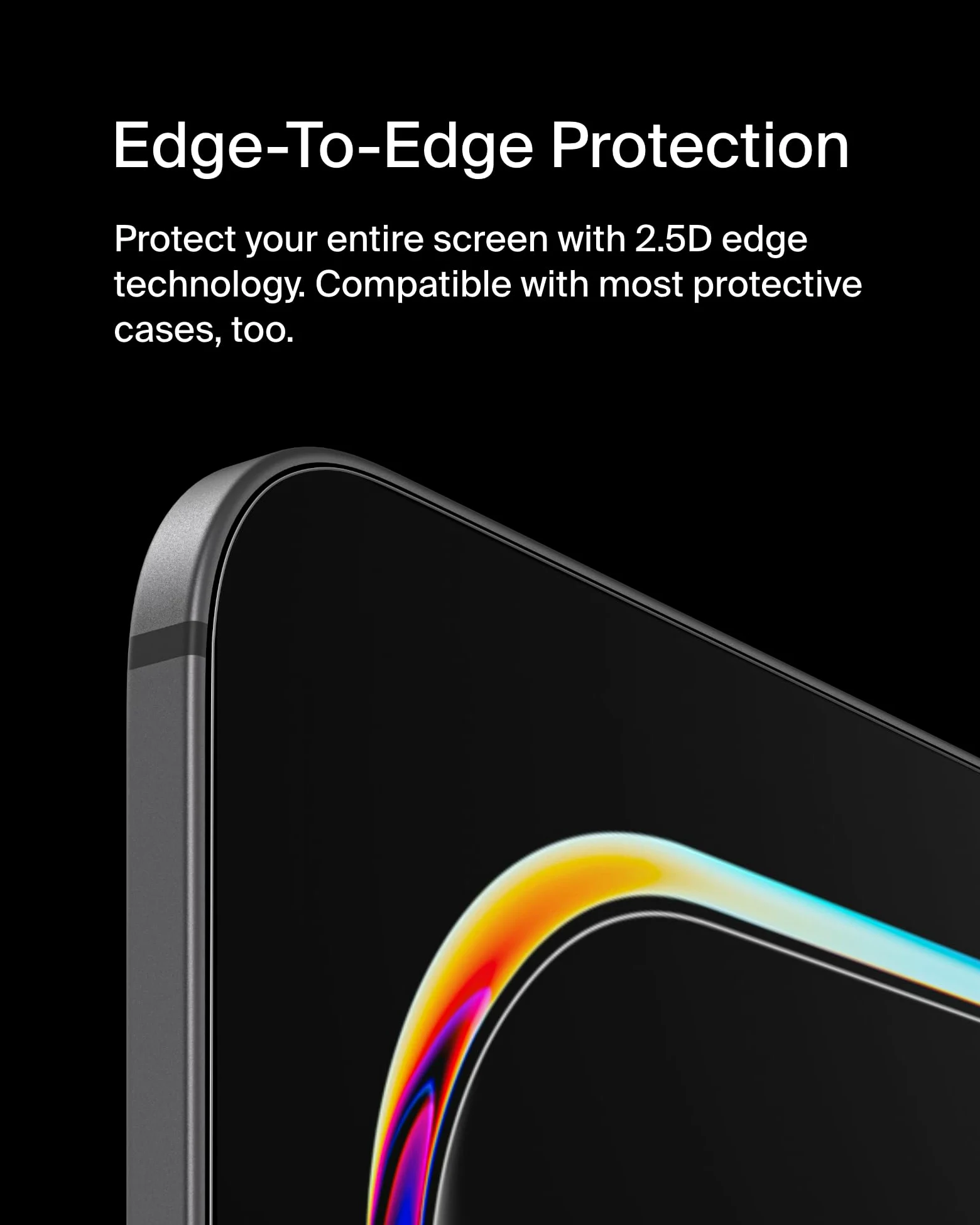 Belkin ScreenForce - Pellicola proteggi schermo in vetro temperato per Apple iPad Pro 13" di settima generazione, sottile, extra resistente, antigraffio, facile installazione, compatibile con custodia