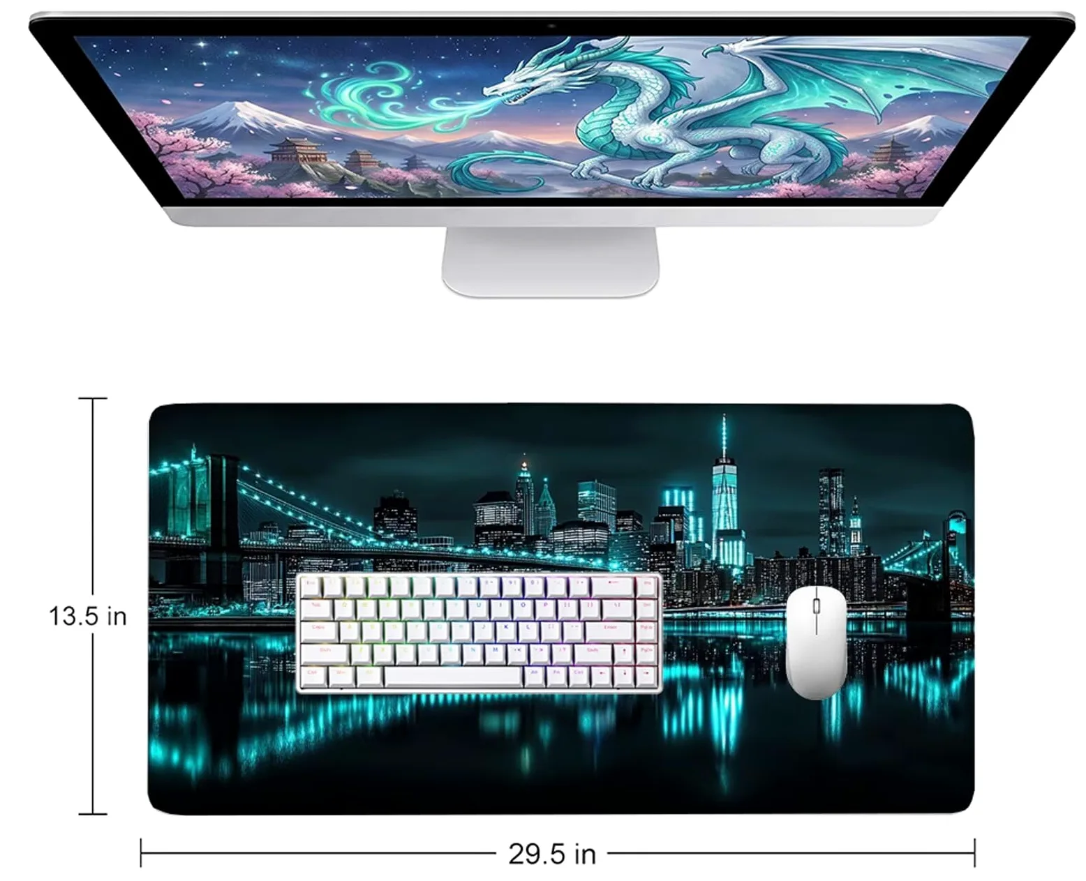 Tappetino Mouse Scienza E Tecnologia Tappetino Mouse XXL 150x80 cm Mouse Pad Mistero Sottomano Scrivania Ufficio Grande, Mousepad Gaming, Tappeto per Computer e Tastiera, Accessori Computer W6-931