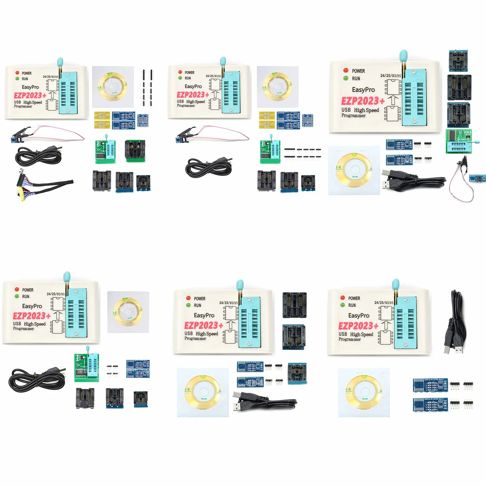 BAIRU EZP2023 Programmatore ad velocità USB supporta 25 flash SPI 24 25 93 95 EEPROM per Windows 2000 / XP/Vista / Win7 / 8/10 SPI Flash Programmer
