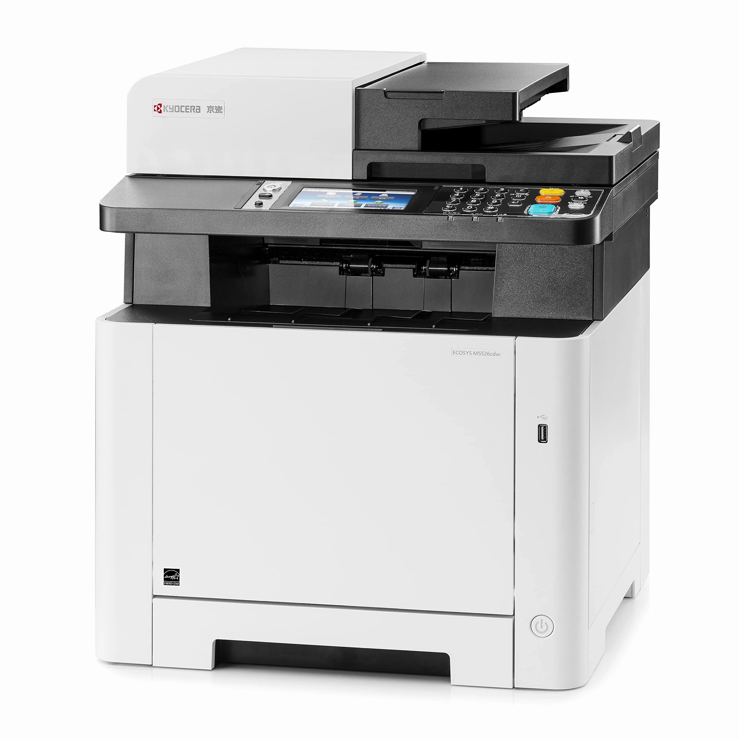 Kyocera Ecosys M5526cdw Stampante Wi-Fi Laser Multifunzione: Stampa, Fotocopia, Scanner, Fax. Mobile Print via Smartphone (Ricondizionato)