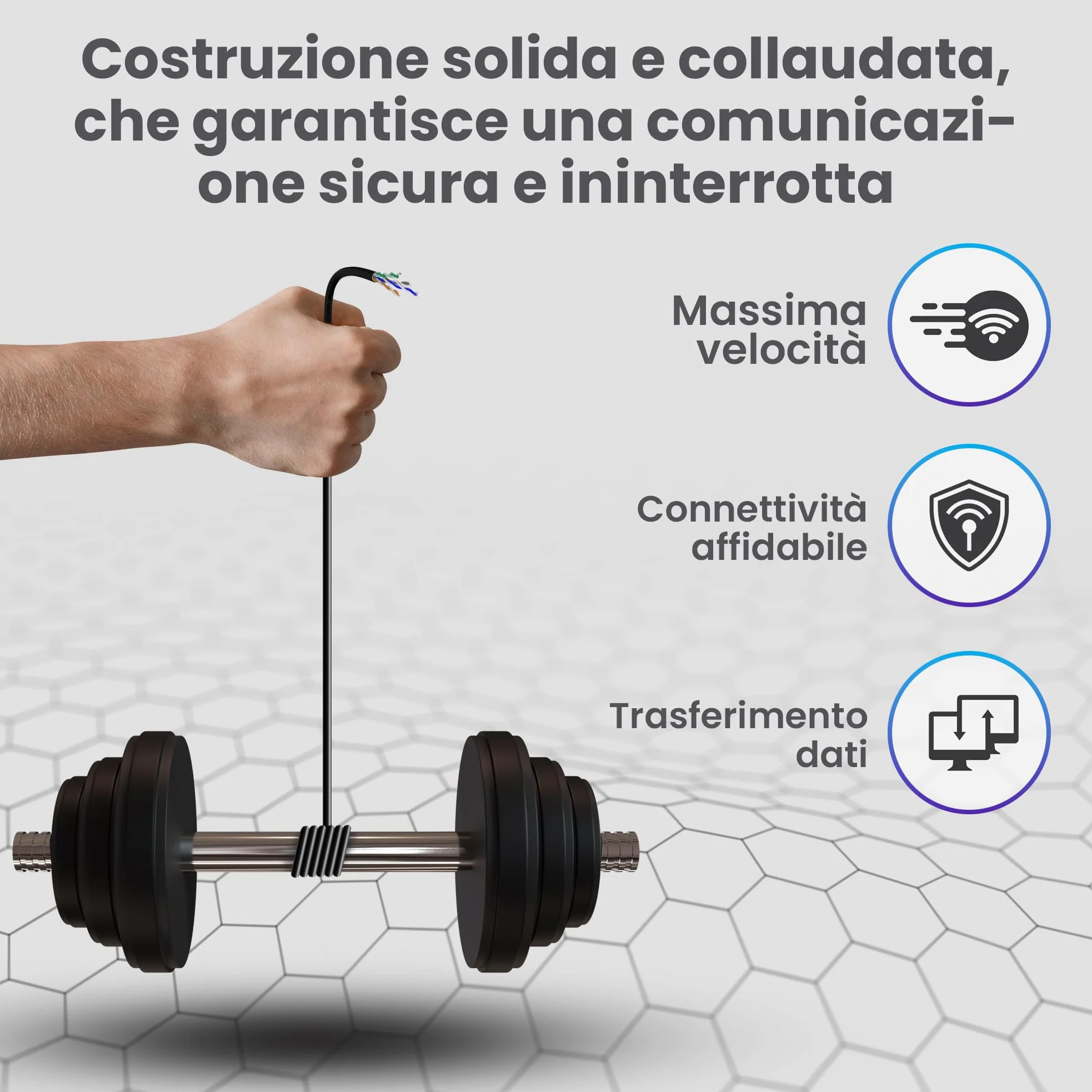 EXTRALINK Cavo Ethernet Esterno 100m CAT5e LAN F/UTP Schermato – 100% Rame Puro, Compatibile PoE, Guaina PE Resistente ai Raggi UV, Impermeabile e Durevole per Esterni