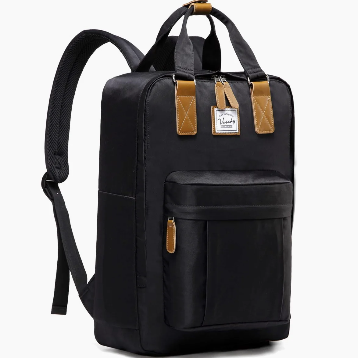VASCHY Zaino porta PC, Zaino Donna Zaino PC 15.6 Pollici Zaino Scuola Zaino Lavoro Donna Zaino Uomo Vintage Zaino da Viaggio Antifurto Donna Zaino Università Trekking