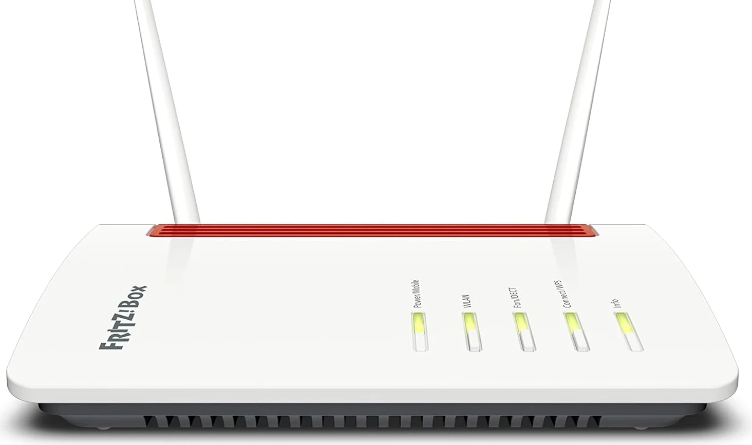 FRITZ!Box 6850 4G Edition International, Modem Router 4G/3G con Wi-Fi Dual Band fino a 1.266 Mbit/s, Mesh, 4x Gigabit Lan, 1x USB 3.0, VoIP, Base Dect, SIM Slot, Interfaccia in Italiano
