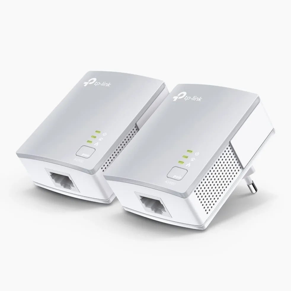 TP-Link TL-PA411KIT Powerline Adapter Starter Kit, 500 Mbps, 2 Pezzi