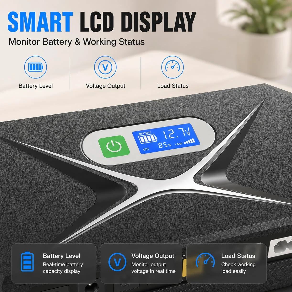 Mini UPS per Router Wifi,24000mAh Mini UPS Batteria di Backup con POE 1Gbps,4Porti DC 12V/3A, 1Port 5V/9V/12V-2A, 1Port USB 5V/2A Protezione Antisurge Ricaricabile Integrata (60W)