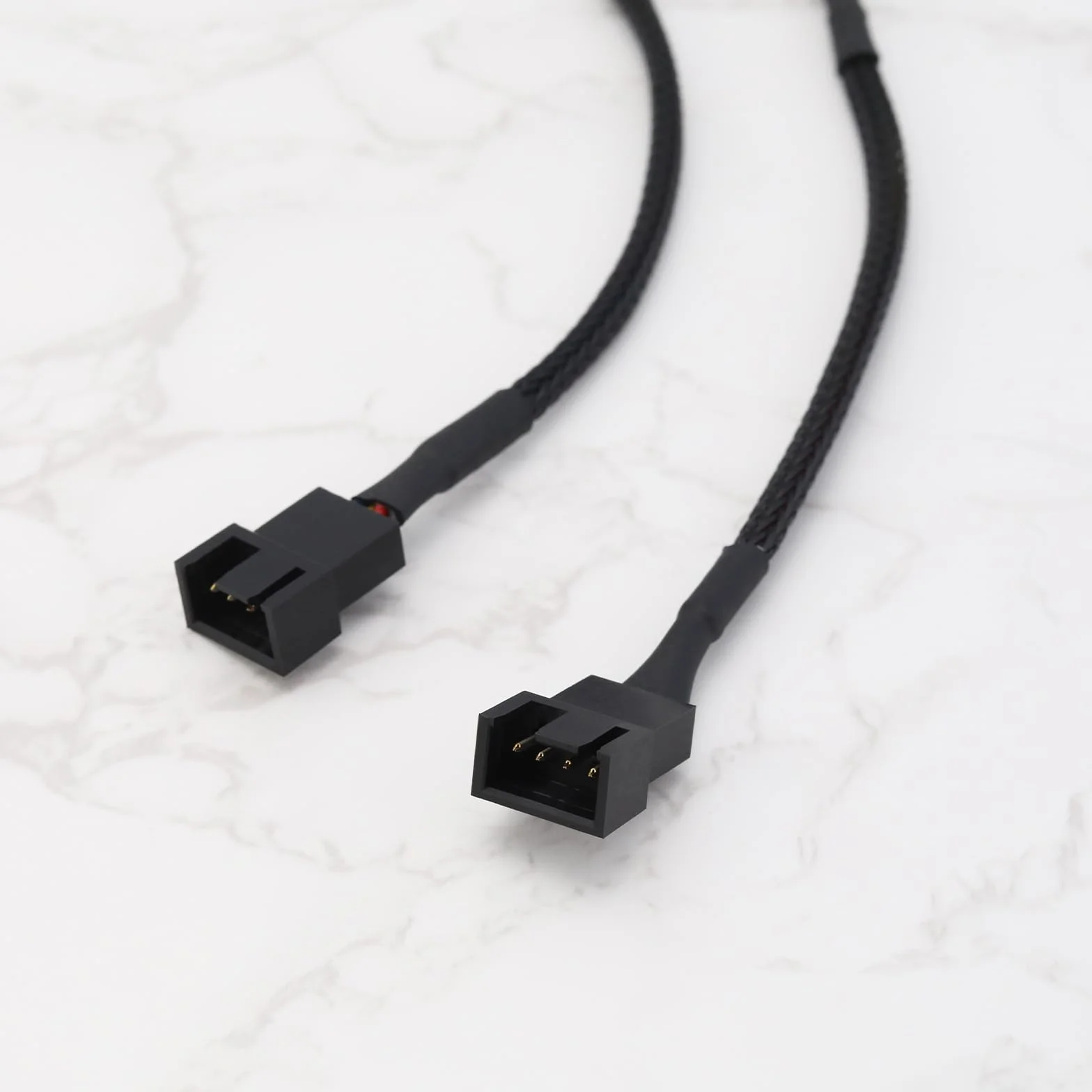 Create idea 3 adattatori PWM a 4 poli cavo adattatore 15 cm 4 pin splitter micro spina per schede grafiche VGA, ventola di raffreddamento PWM, prolunga PWM