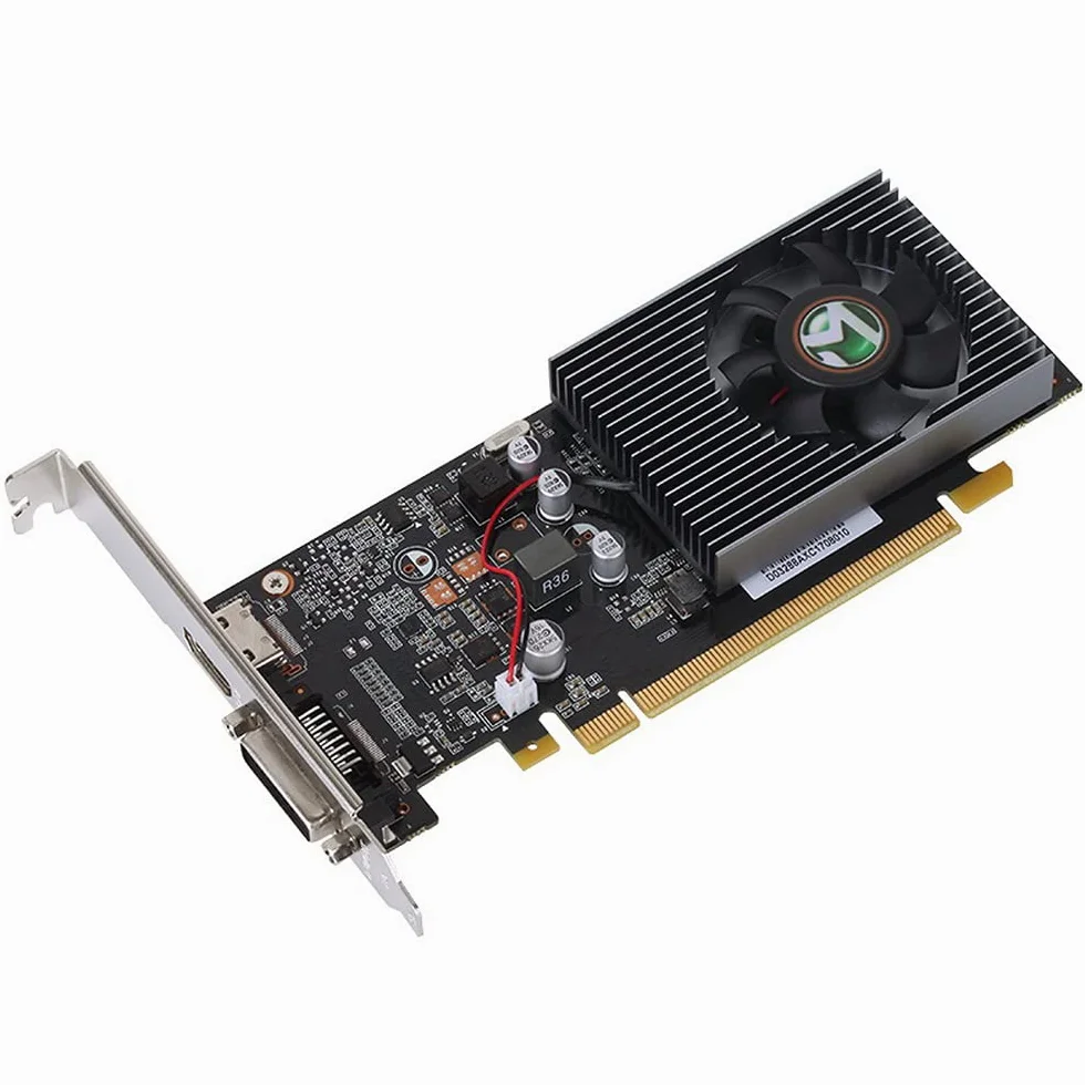 Scheda Video MAXSUN Nvidia GEFORECE GT 1030 2GB GDDR5 64-bit Scheda grafica a basso profilo GPU PCIe 3.0 DirectX 12 ITX HDCP Ready
