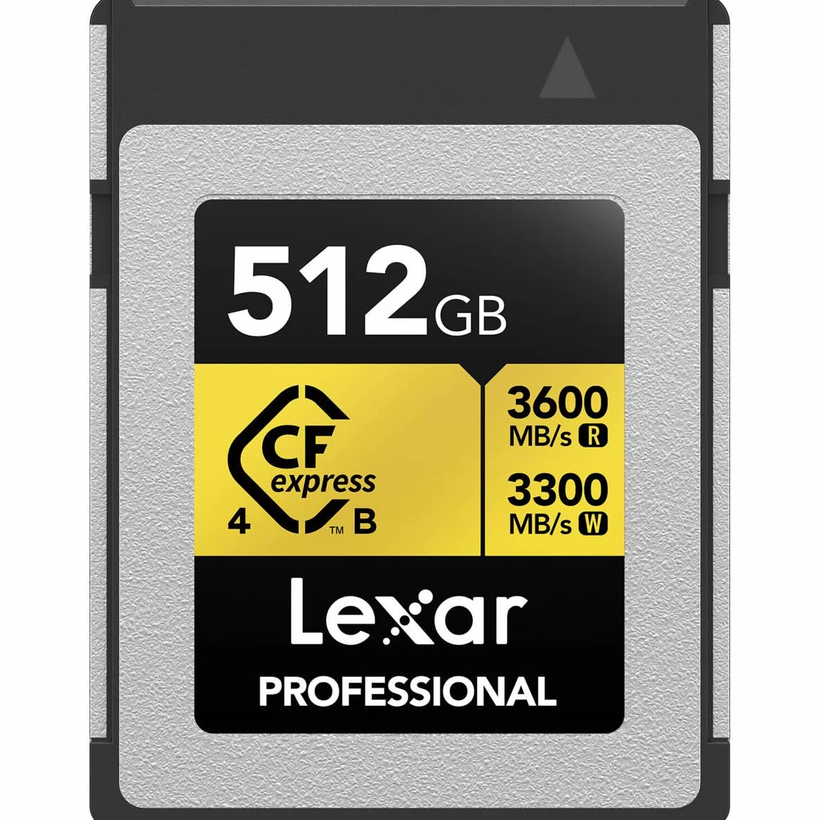 LEXAR Carte Professional CFexpress 512 Go Type B GOLD 4.0 Series 3600R/3300W MB/s