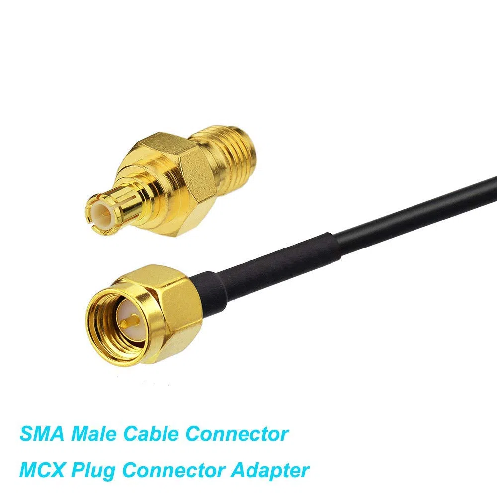 Bingfu Antenna RTL SDR Bibanda 978MHz 1090MHz 7dBi Base Magnetica SMA Maschio MCX per Ricevitore ADS-B Aviazione Radio Definito Software RTL SDR Ricevitore Sintonizzatore Dongle USB Stick