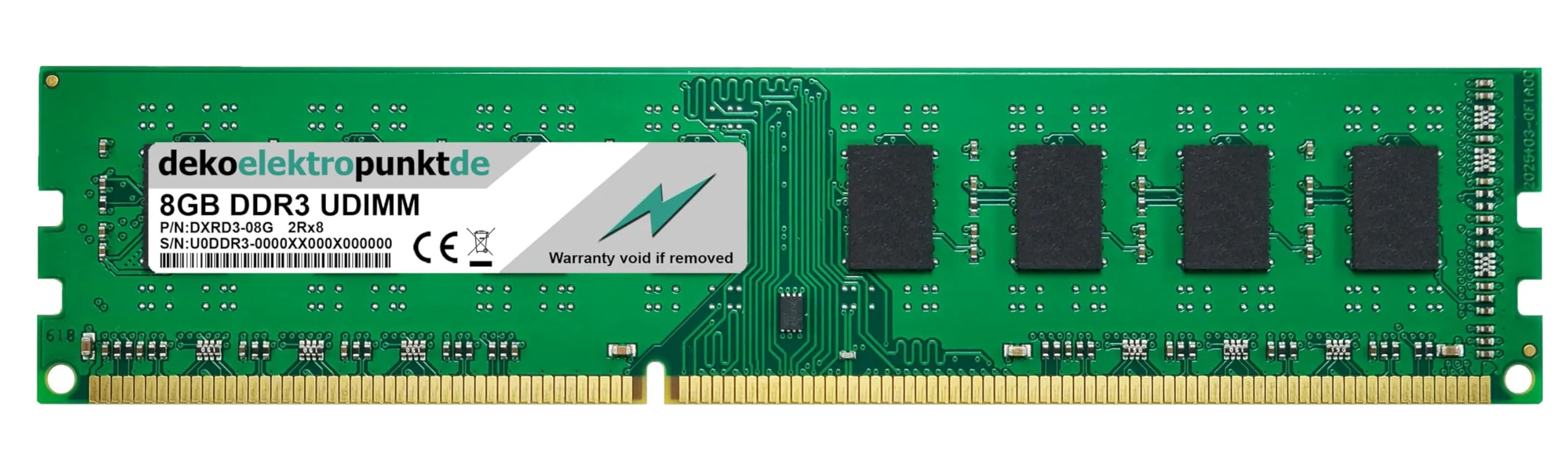 8GB Memoria RAM adatta per Asus B85-PRO GAMER | Memory, DDR3 UDIMM PC3, Ricambio compatibile