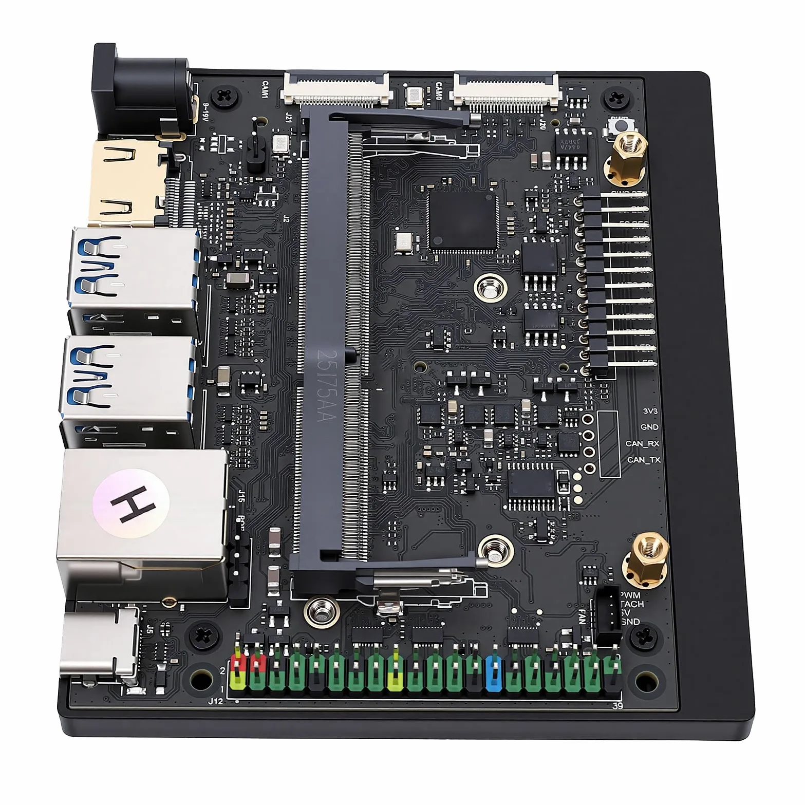 Generic Scheda di Sviluppo AI con connettività Estesa per Scheda PCB Super Carrier Orin NX, Potente Supporto per Applicazioni AI, Adatta a Ingegneri e Sviluppatori