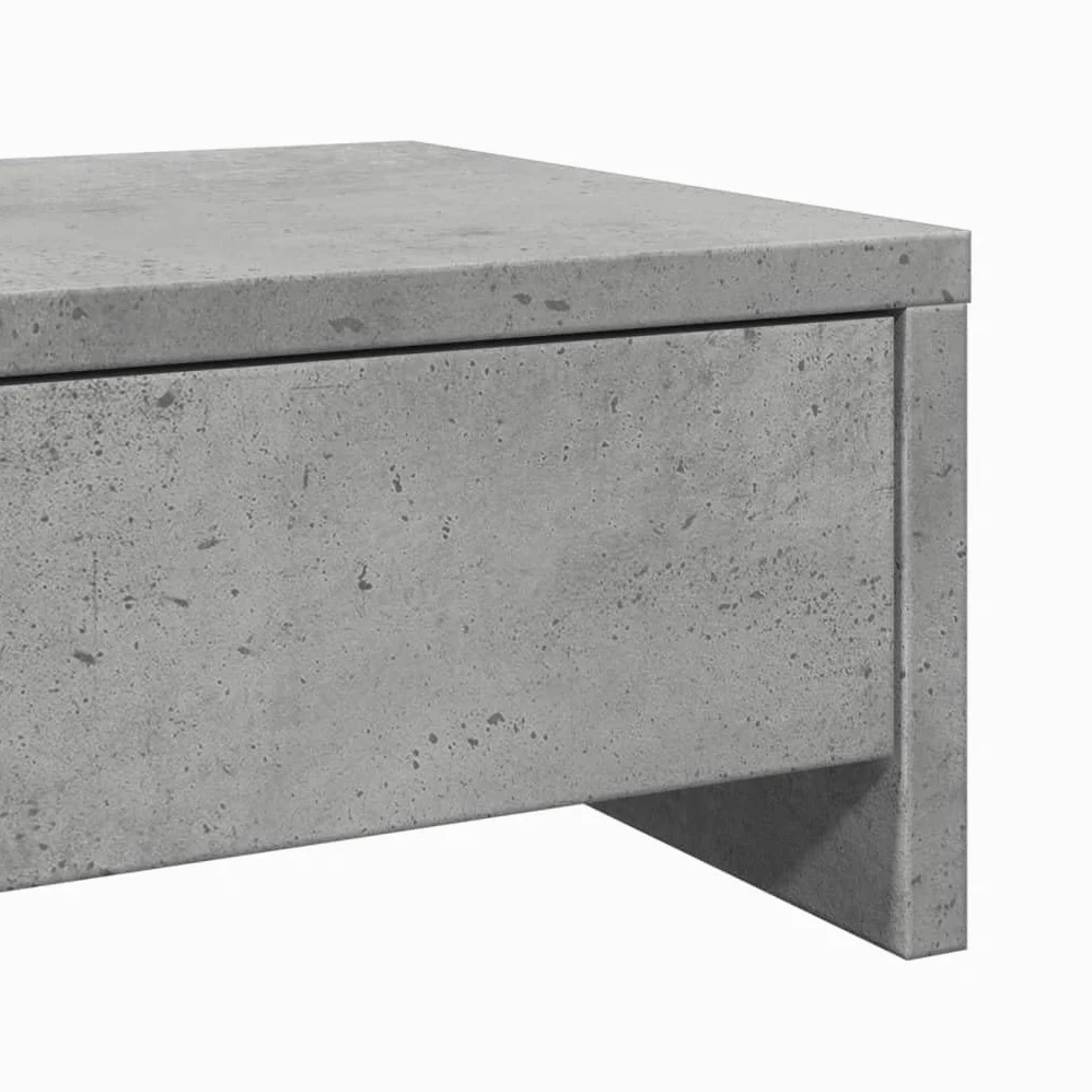 SupMonitor con Cassetti Grigio 100x27x15 cm in Truciolato,Dispositivi elettronici,Accessori per dispositivi elettronici,Accessori per Computer,Rialzi e Supporti per Computer,11.3kg-854673