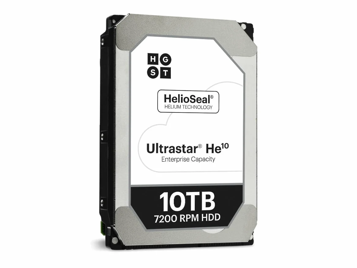 Hgst Ultrastar HE10 | HUH721010ALE600 | 0 F27604 | TB SATA 6-gbps 7.2 K rpm 256 MB 8,9 cm 512E ISE hard drive (Refurbished)