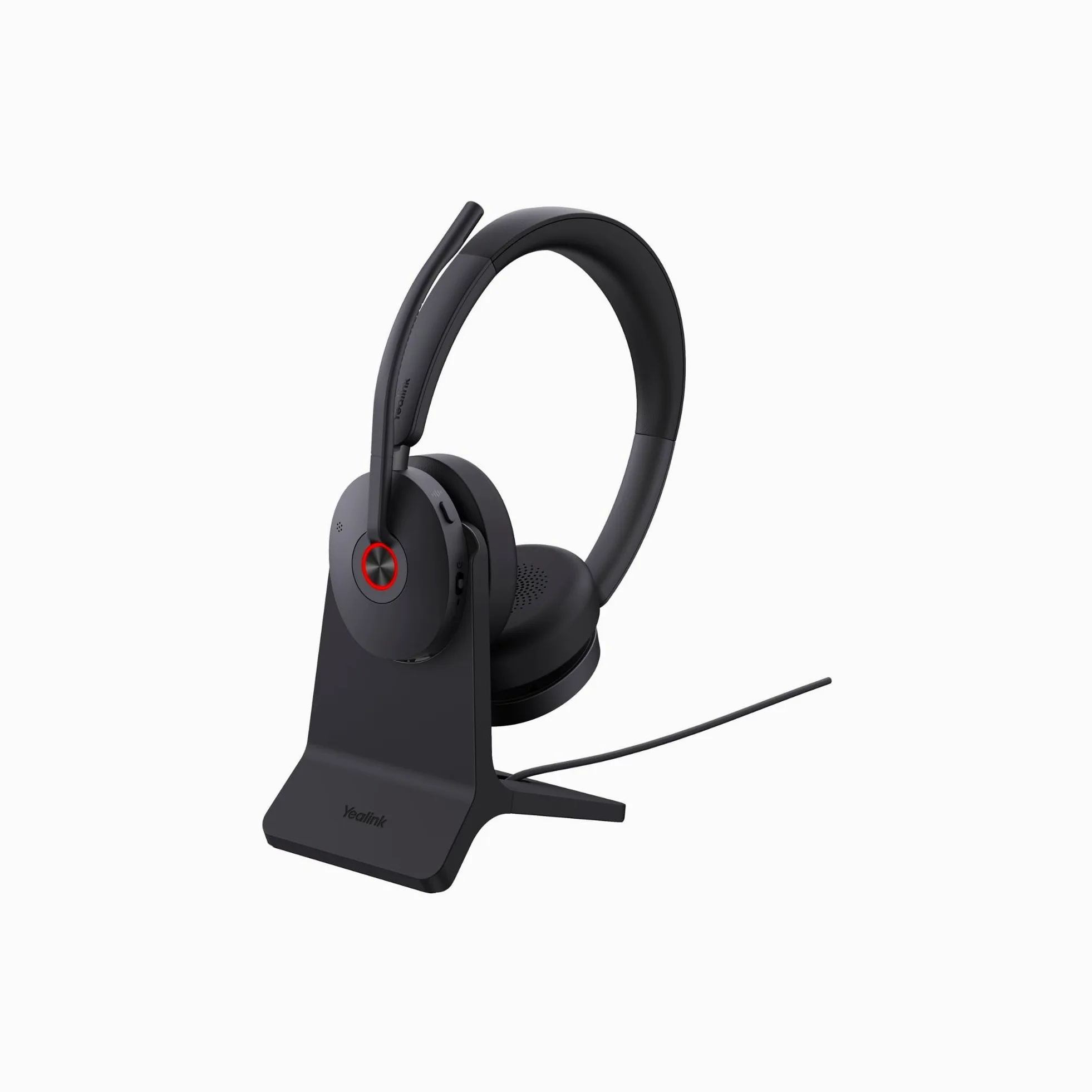 Yealink BH 74 UC - Cuffie con supporto di ricarica, Bluetooth, Hybrid ANC, 32 ore di conversazione, USB-C/A