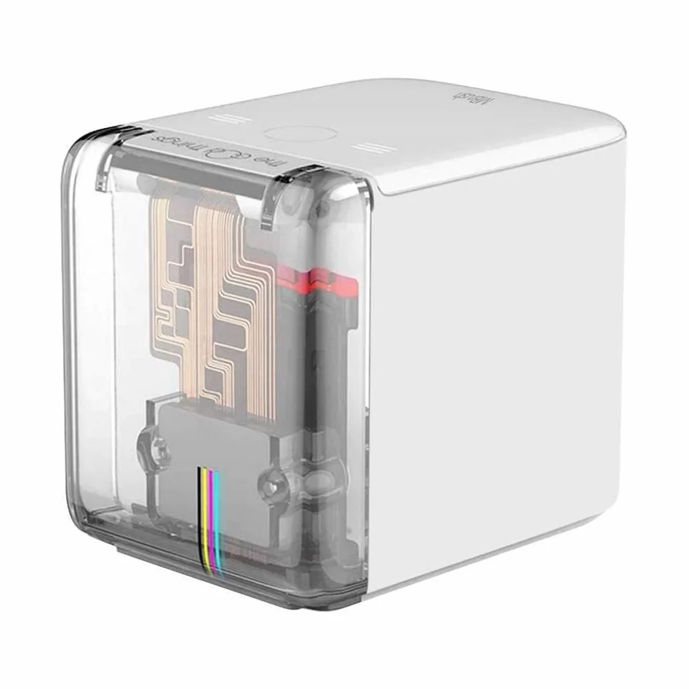 Mbrush Stampante Colori Portatile, Mini Bluetooth WiFi Stampa Wireless Piccola Inkjet Portatile con Cartuccia d'inchiostro per Testo Personalizzato e Fai Da Te, Stampa Qualsiasi Superficie
