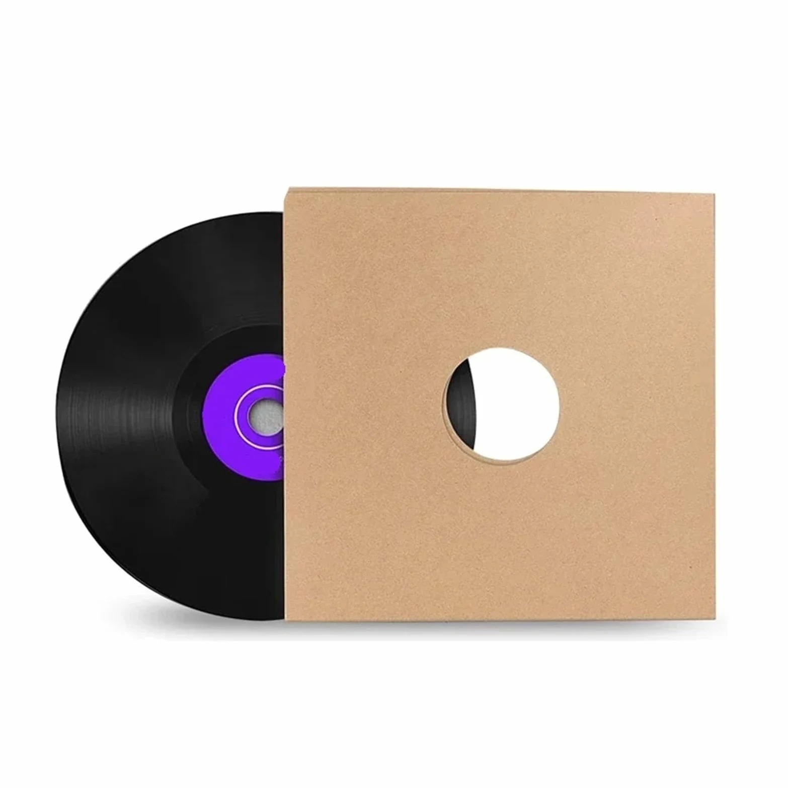 Buste interne in vinile, Buste Interne In Carta Kraft Composita, Coperture Esterne In Cartone, Confezione Da 10 Multicolori 12 Pollici(12in Black Hole)