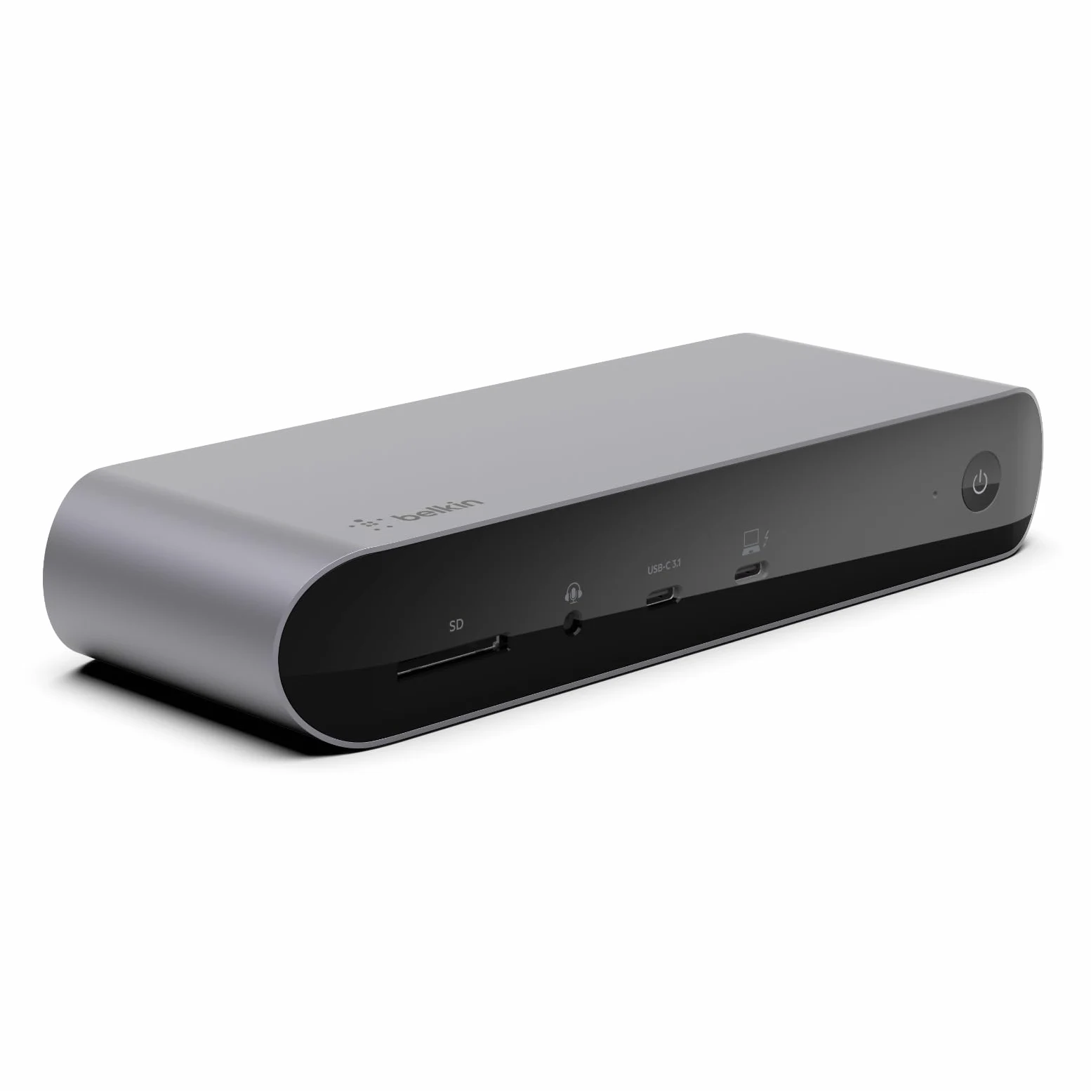 Belkin Dock Thunderbolt 4 Pro, supporto di 1 monitor 8K a 60 Hz, 2 monitor 4K, 2 porte Thunderbolt 4, 2 porte HDMI, USB-C PD da 90 W, ingresso/uscita audio, compatibile con MacBook Pro, XPS e altri