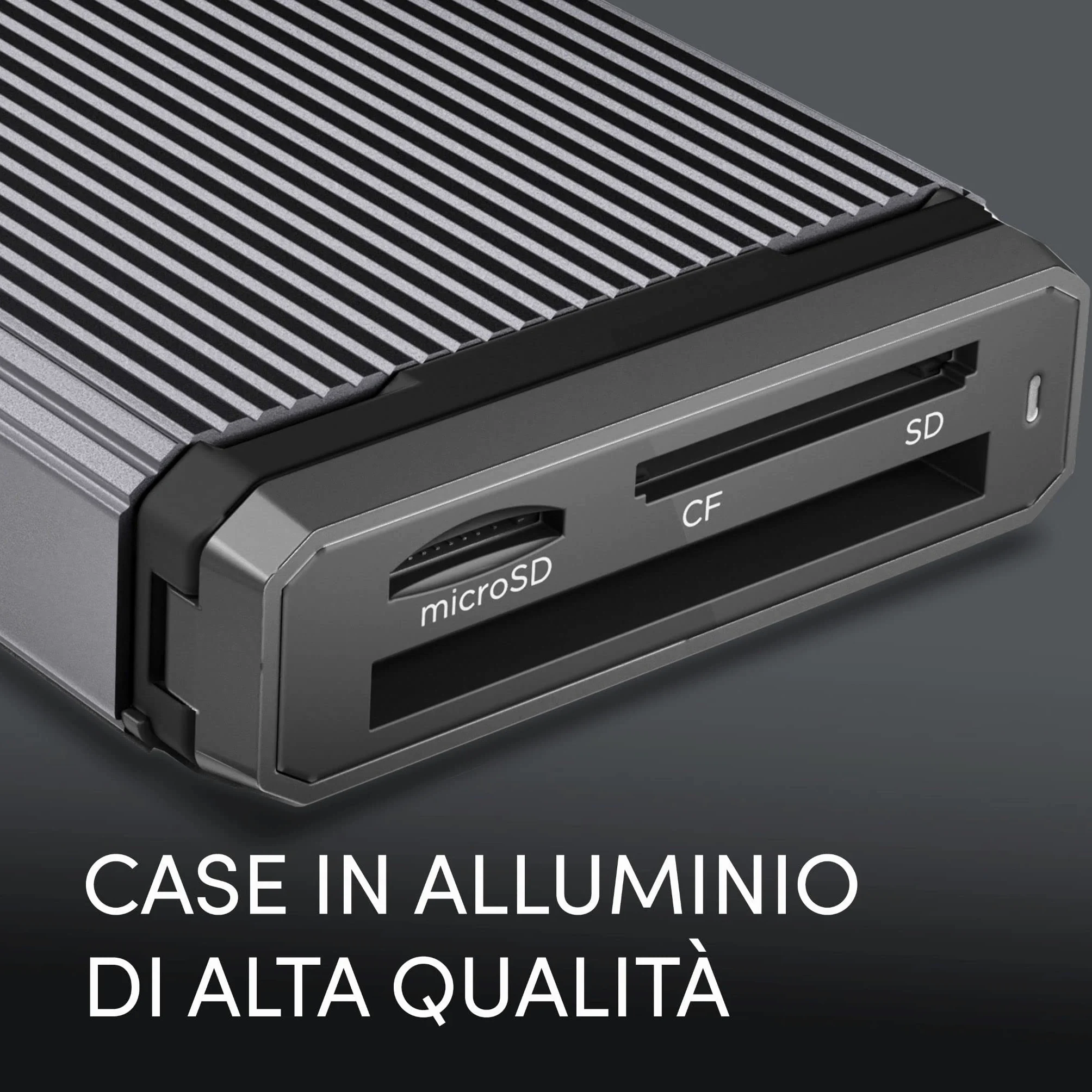 SanDisk Professional PRO-READER Multi-Card con trasferimenti di contenuti multimediali straordinariamente veloci, Nero