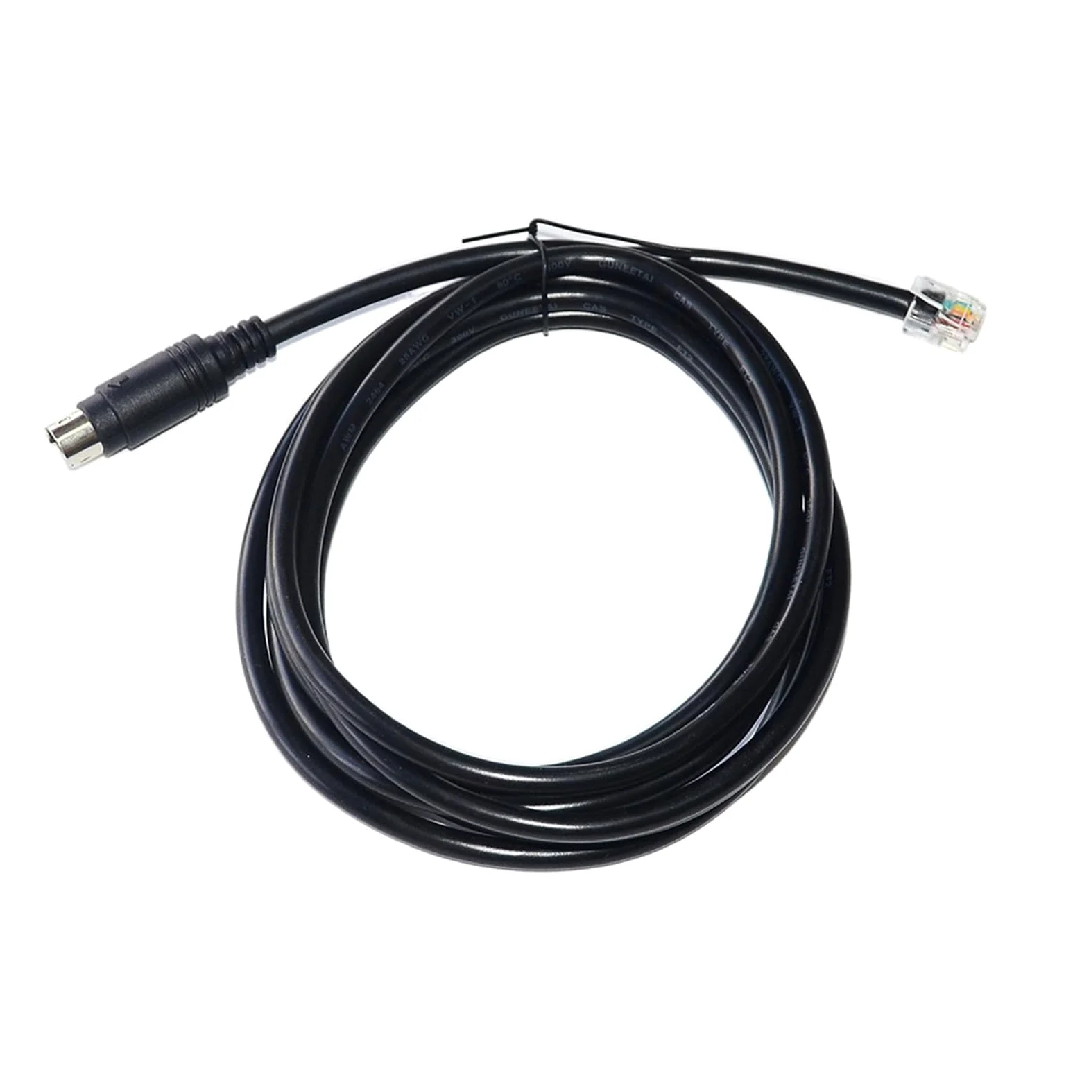 Cavo CONNETTORE Mini DIN 6PIN A RJ12 6P6C da 2 M for Pedali/Cambi FANA A Ruote FANA Cavo PS/2 A RJ12 6PIN(1m)