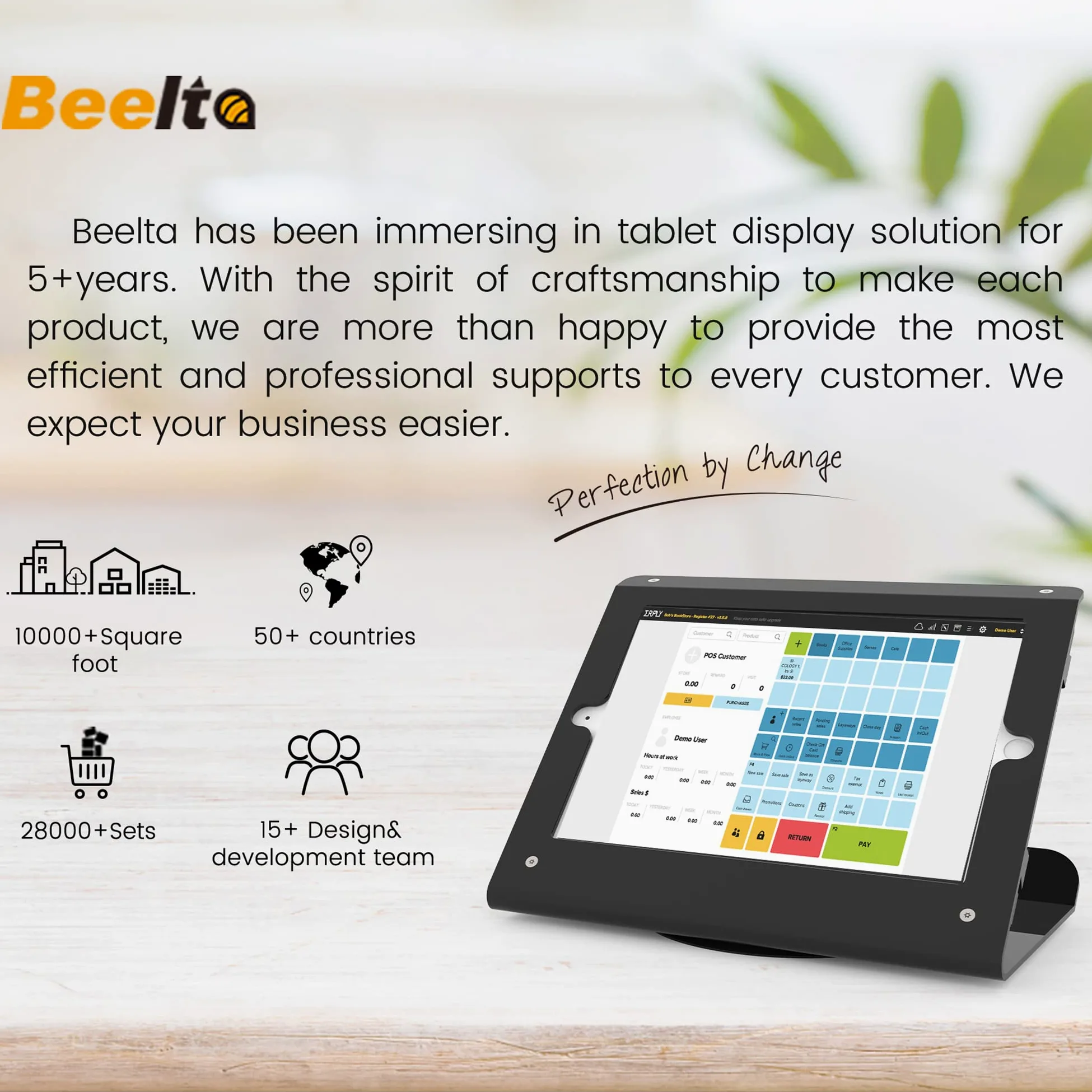 Supporto antifurto per iPad 10,2 pollici di 9a /8a /7a generazione, base girevole a 360 gradi, supporto per iPad da tavolo per negozi, supermercati, ecc.