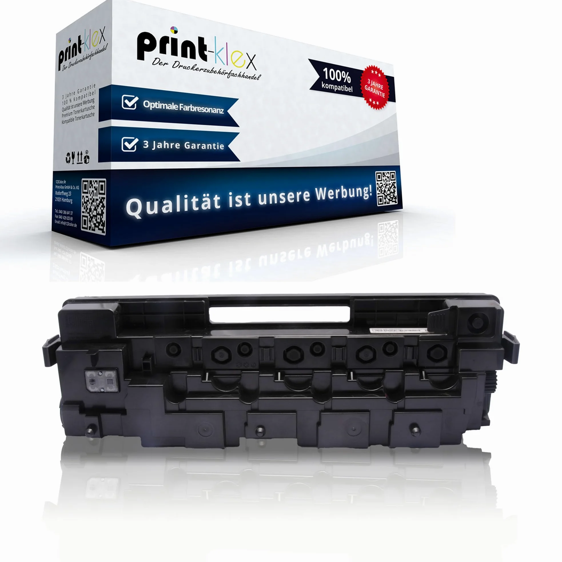 Print-Klex - Contenitore per toner di scarto compatibile con Samsung SL-X 7500 GX SL-X 7500 LX SL-X 7600 LX SL-X7500GX SL-X7500LX SL-X7600LX CLT-W806SEE SS698A CLTW806 CLT-W806 astebox - Toner residuo