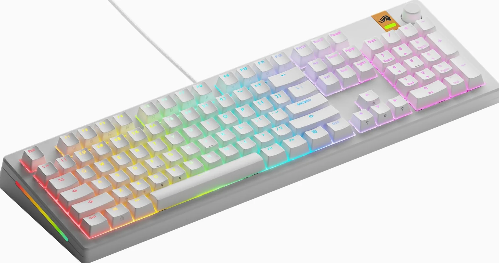 GLORIOUS Gaming GMMK 3 tastiera Rapid Trigger, Hall Effect, polling 8K, switch magnetici e meccanici MX, tastiera 100% hot swap, guarnizioni modulari, Doubleshot Keycaps PBT, QWERTY americano