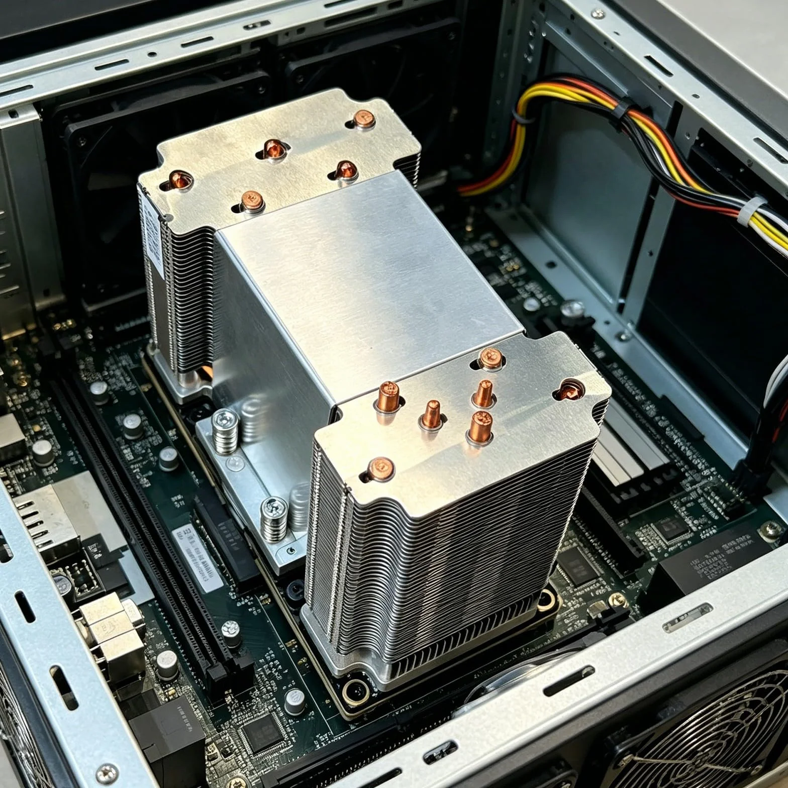 Componente di raffreddamento passivo GPU per V100 P100 SXM2 GPU, Metallo Dissipatore di calore Riparazione Assemblaggio Hardware Parte