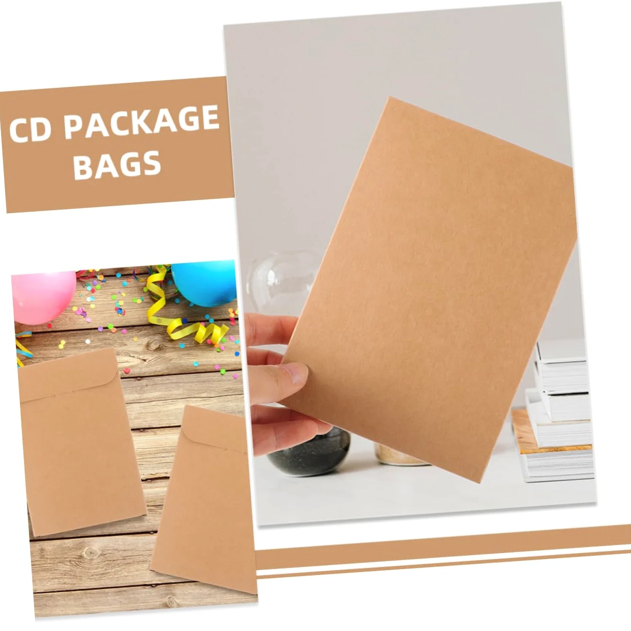 100pezzi Custodie Carta per CD e Dvd Buste per Archiviazione Dischi Protezione da Macchie e Graffi Comode e Resistenti per Accesso Facile