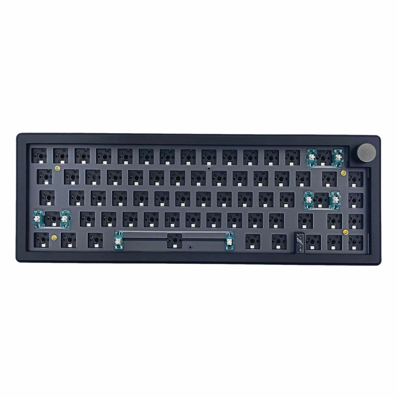 Tastiera meccanica wireless – Tastiera meccanica retroilluminata RGB | compatta per PC per giochi – Computer da scrivania portatile tastiera wireless 67 tasti forniture ufficio per soggiorno