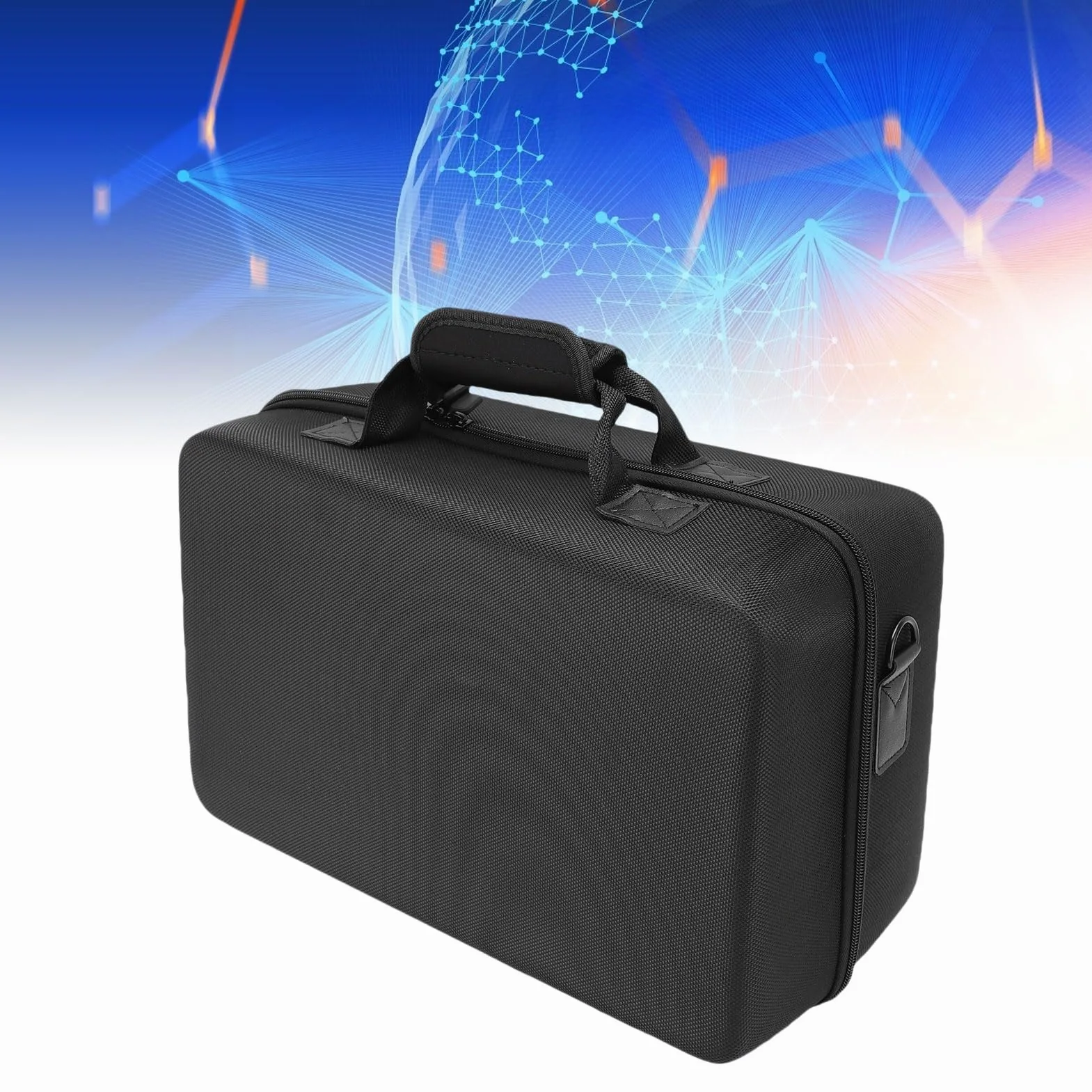 Fabater Casella di Trasporto con Scatole di Console Dura, Memoria con Grande capacità per il Controller e Accessori, Impermeabile (BLACK)
